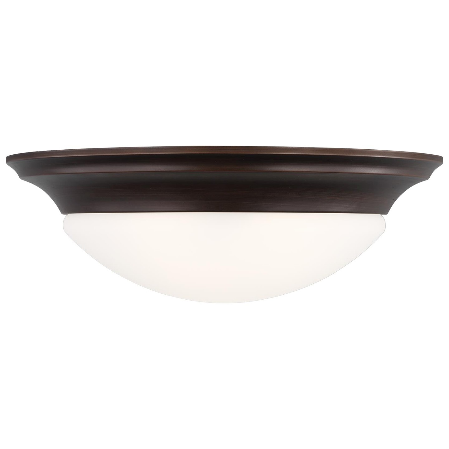 Generation Lighting 75436-710 Nash 3 Light 16.75 inch Bronze Flush Mount Ceiling Light