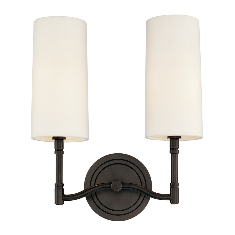 Hudson Valley Dillon Two Light Wall Sconce in Old Bronze - 362-OB