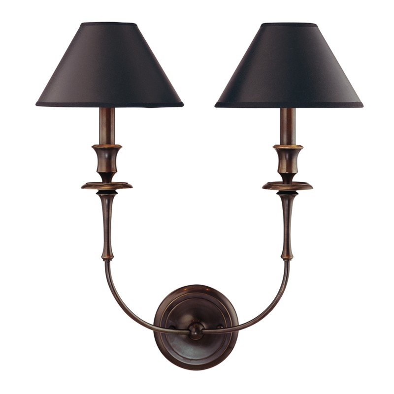 Hudson Valley Jasper Two Light Wall Sconce in Old Bronze - 1862-OB
