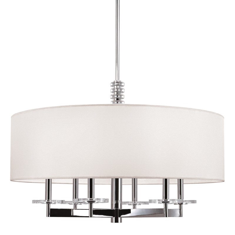 Hudson Valley Chelsea Six Light Chandelier in Polished Nickel - 8830-PN