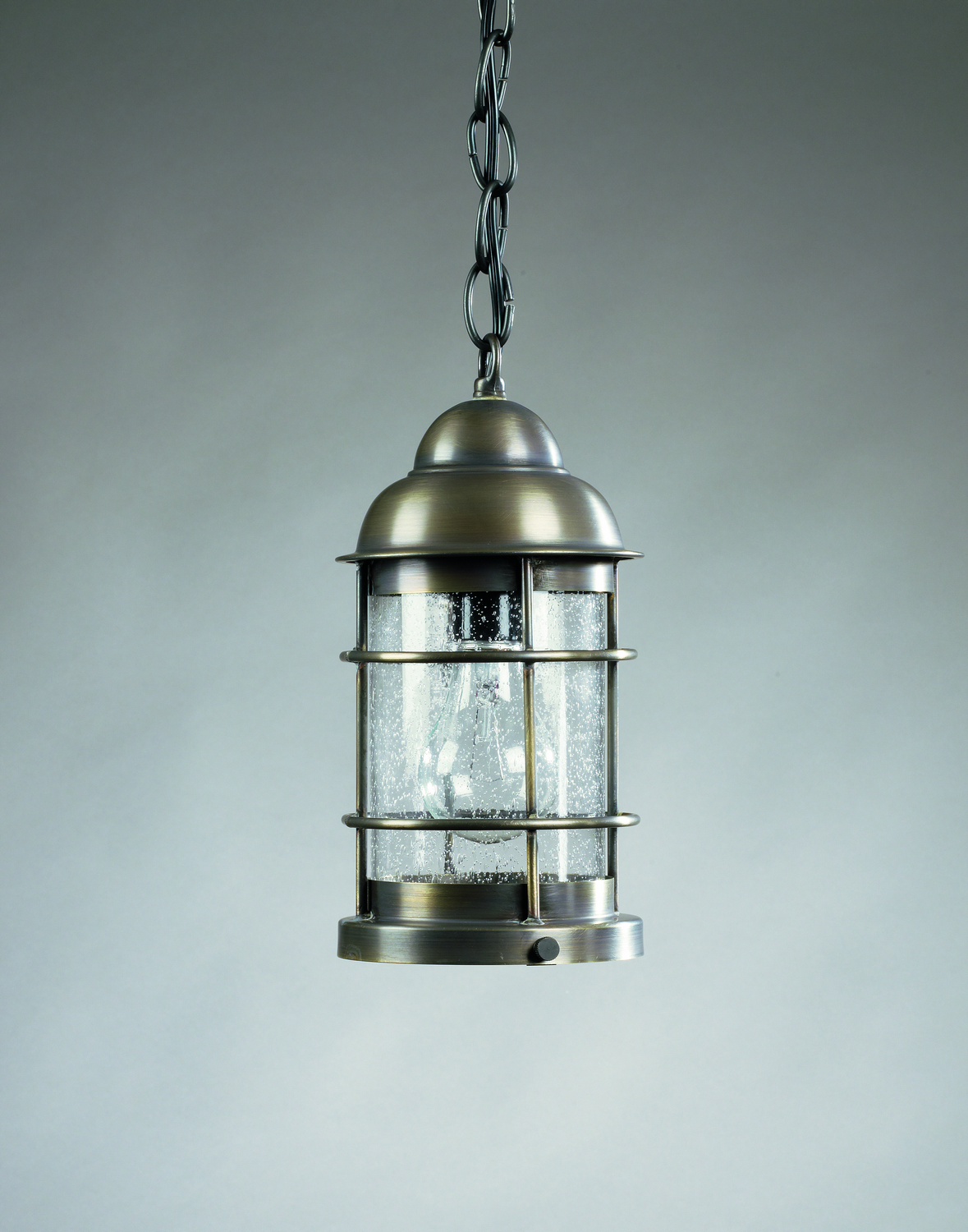 Northeast Lantern Nautical One Light Hanging Lantern in Dark Brass - 3512-DB-MED-CSG