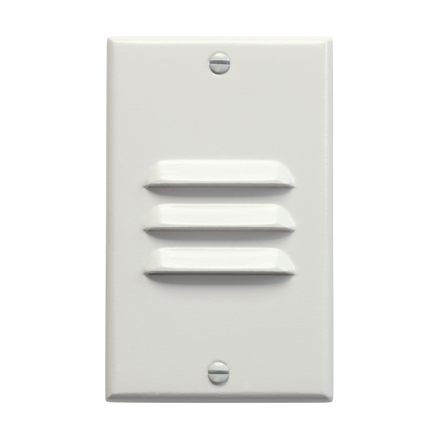 KICH 12606WH STEP LIGHT WHITE LED VERTICAL W/LOUVER