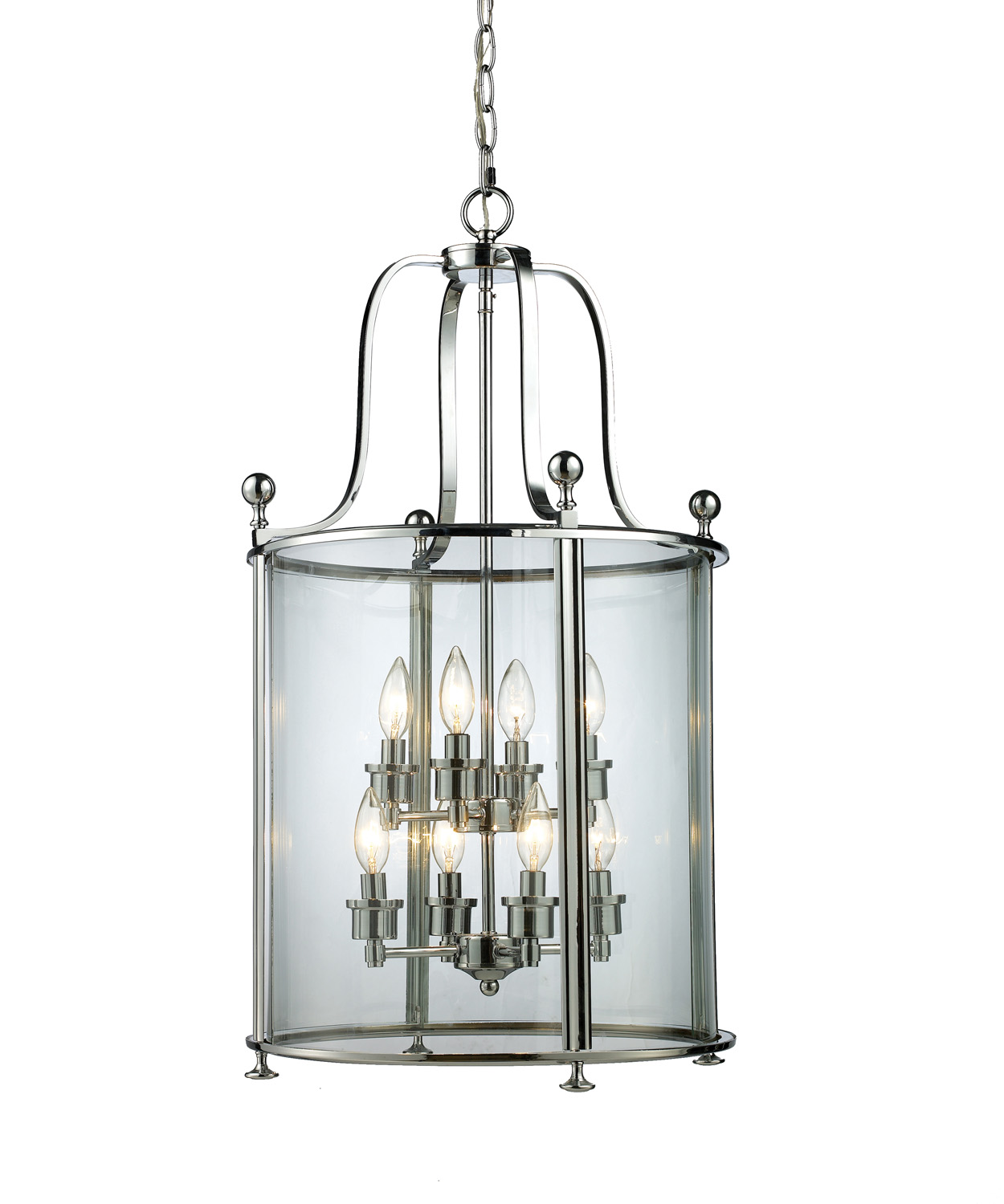 Eight Light Chandelier by Z-Lite - Wyndham Collection, Chrome Finish - 134-8