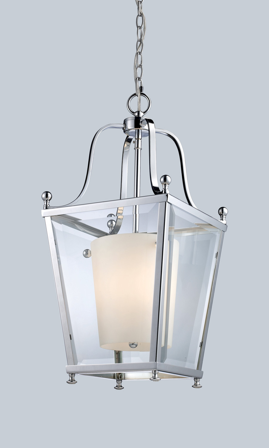 Three Light Pendant by Z-Lite - Ashbury Collection, Chrome Finish - 178-3