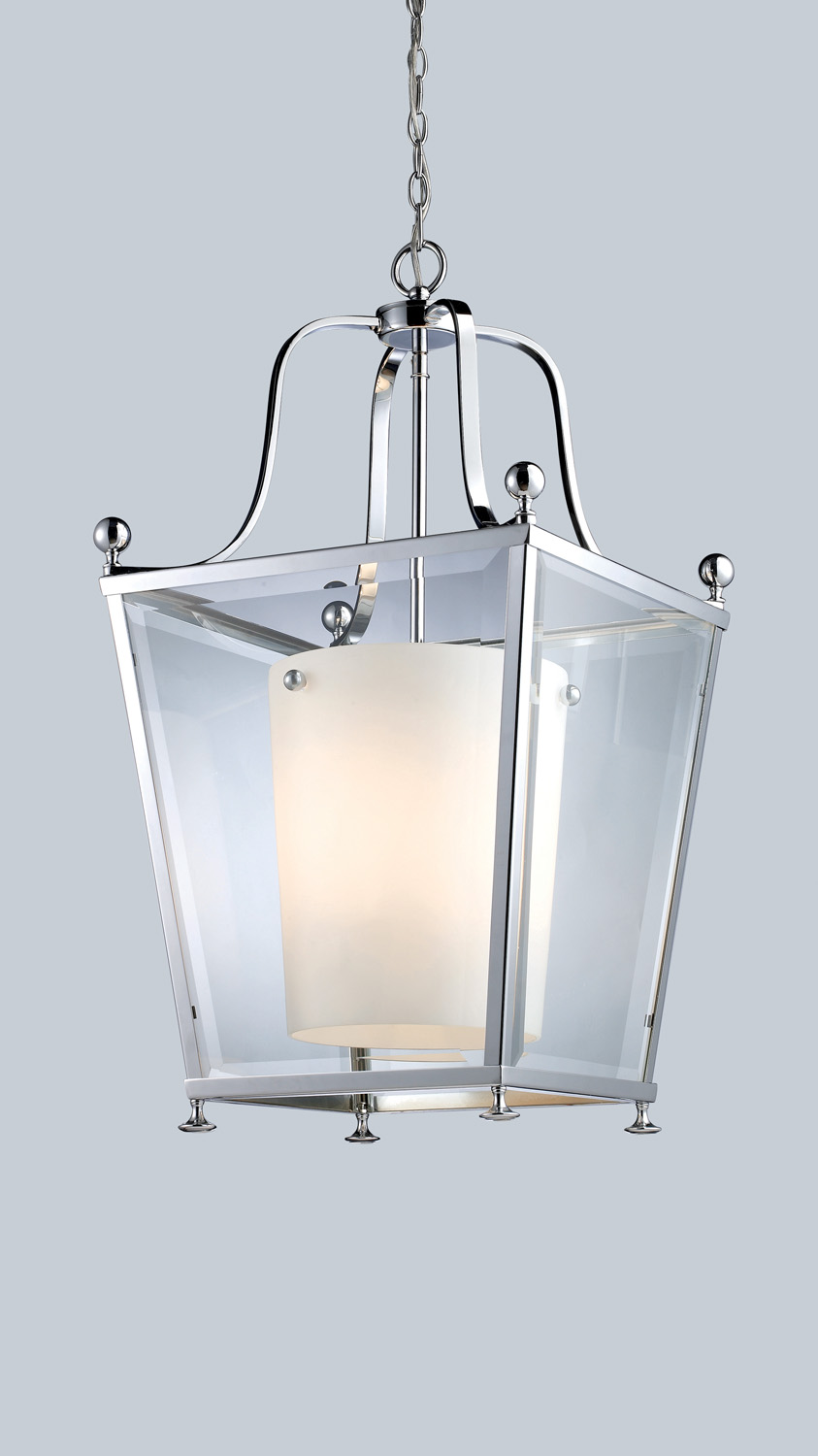 Four Light Chandelier by Z-Lite - Ashbury Collection, Chrome Finish - 178-4