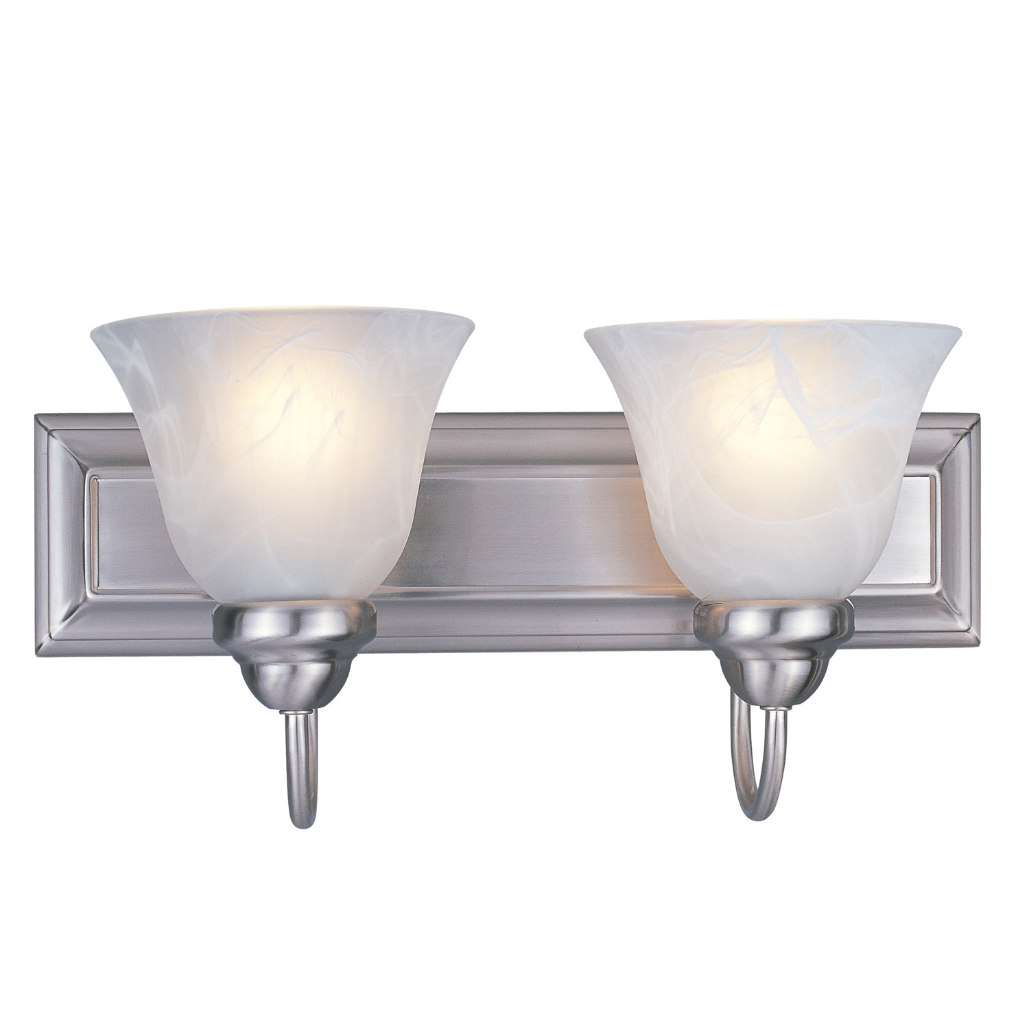 Two Light Vanity by Z-Lite - Lexington Collection, Brushed Nickel Finish - 311-2V-BN