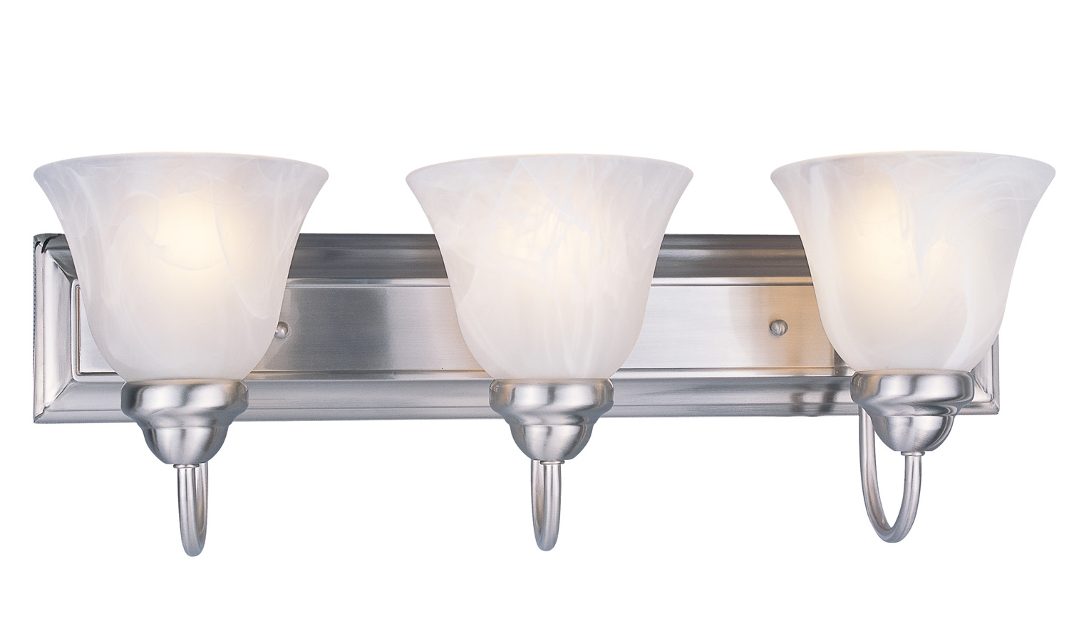 Three Light Vanity by Z-Lite - Lexington Collection, Brushed Nickel Finish - 311-3V-BN