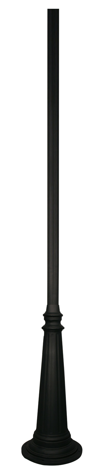 Light Outdoor Posts - Hardware by Z-Lite - Outdoor Post Collection, Black Finish - 512POST-BK