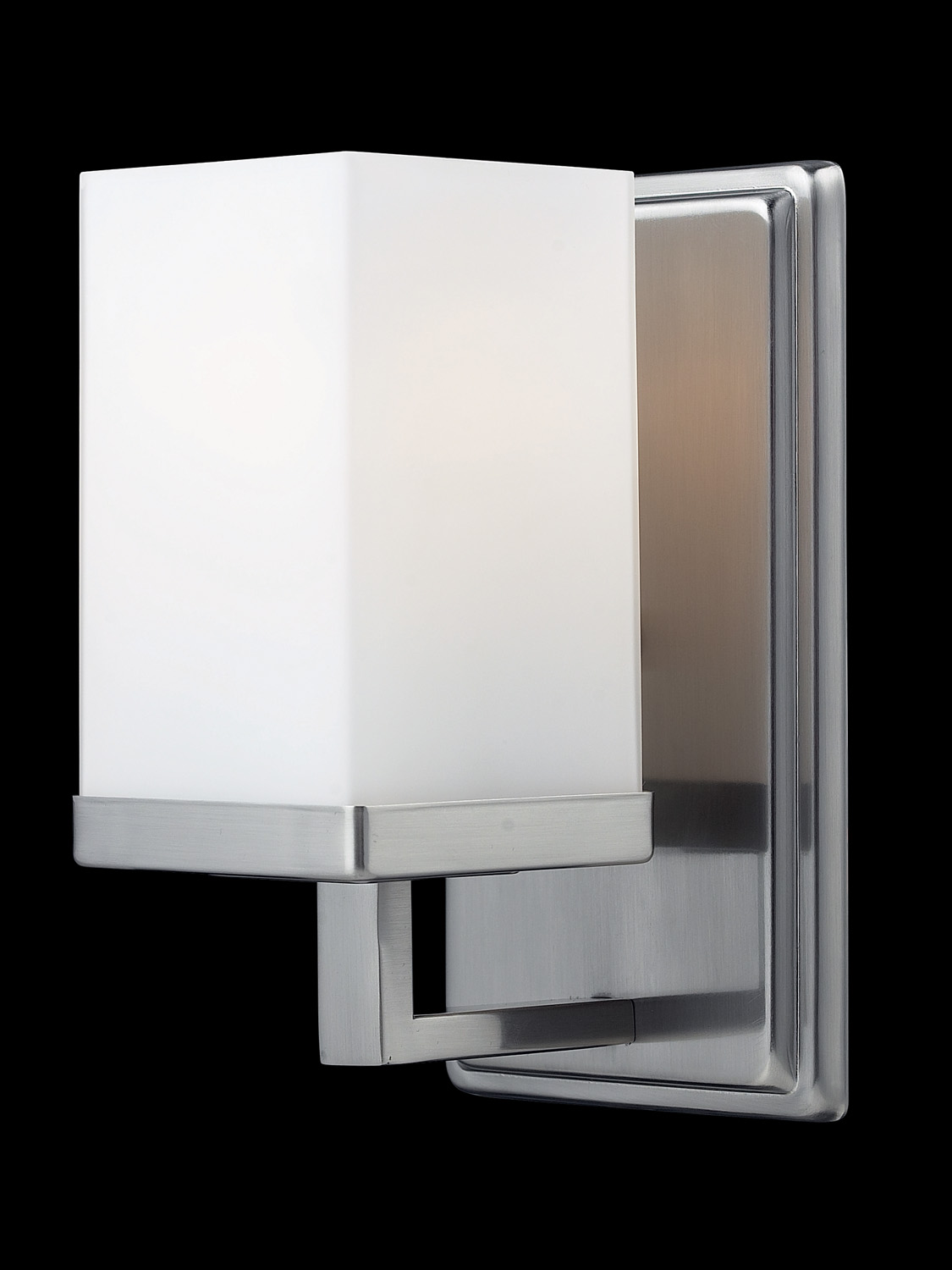 One Light Wall Sconce by Z-Lite - Tidal Collection, Brushed Nickel Finish - 1900-1V