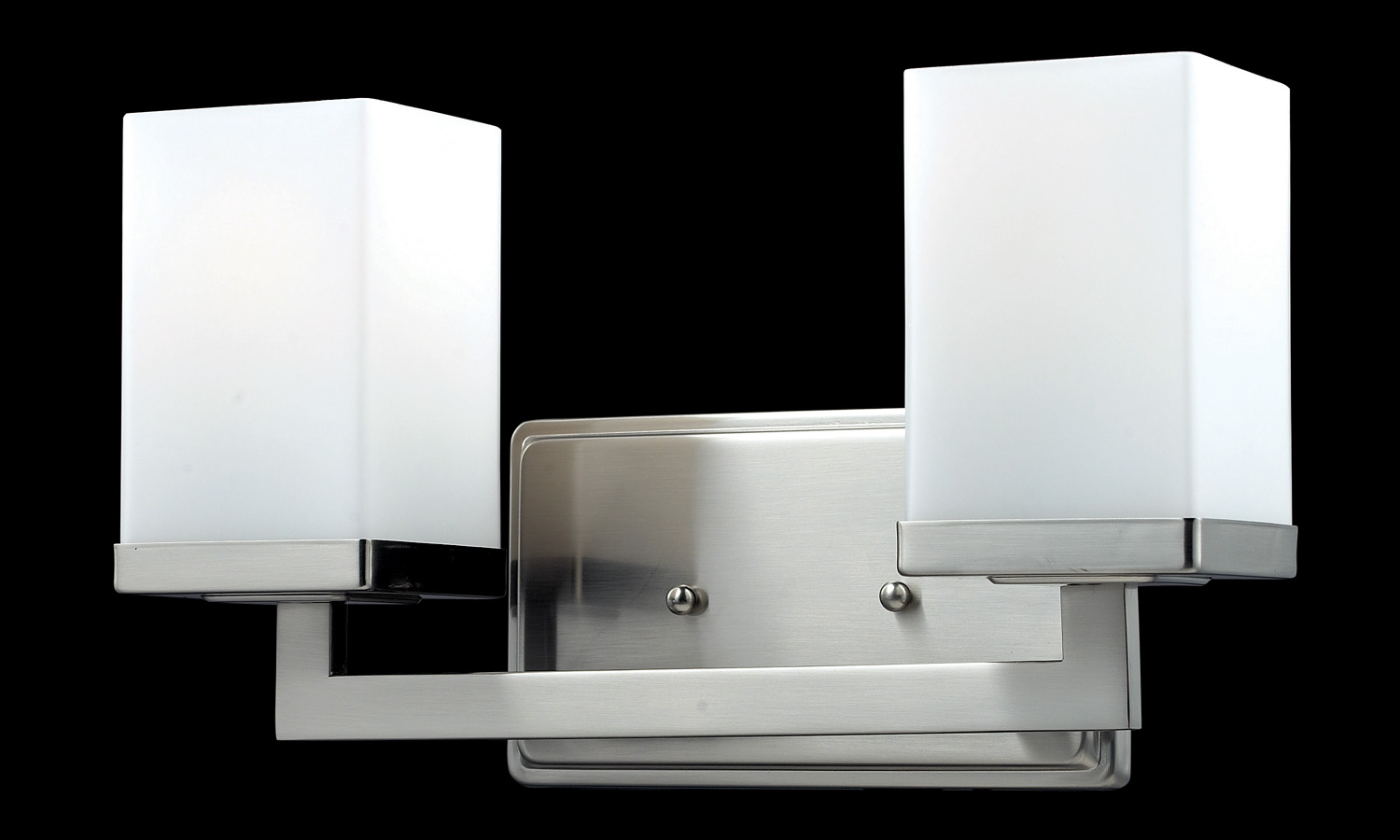 Two Light Vanity by Z-Lite - Tidal Collection, Brushed Nickel Finish - 1900-2V
