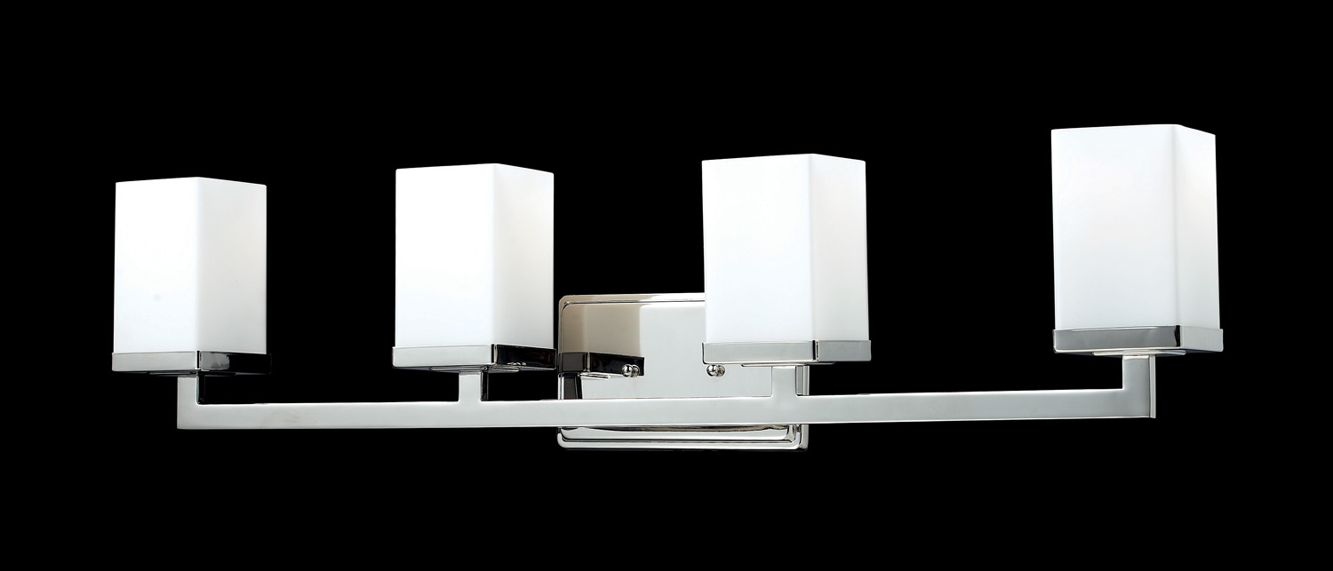 Four Light Vanity by Z-Lite - Tidal Collection, Chrome Finish - 1901-4V