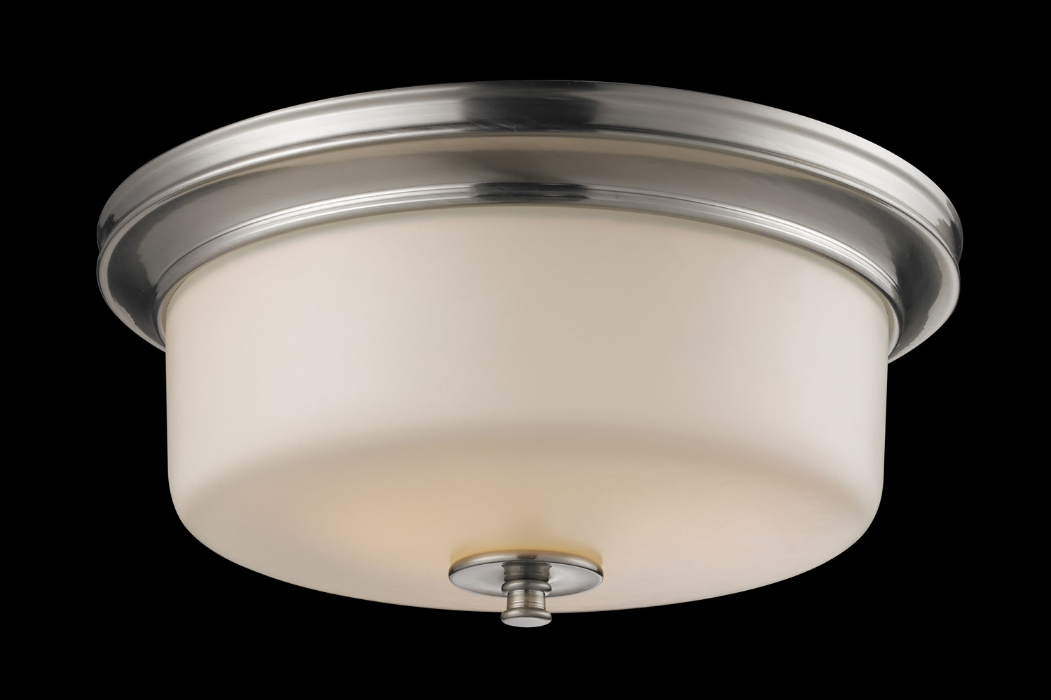 Three Light Flush Mount by Z-Lite - Cannondale Collection, Brushed Nickel Finish - 2102F3