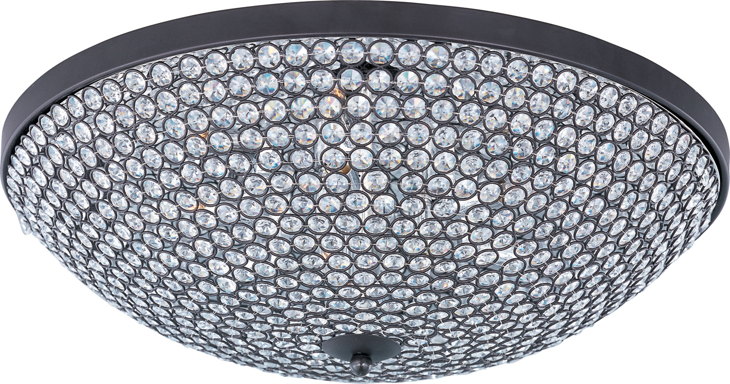 Nine Light Flush Mount