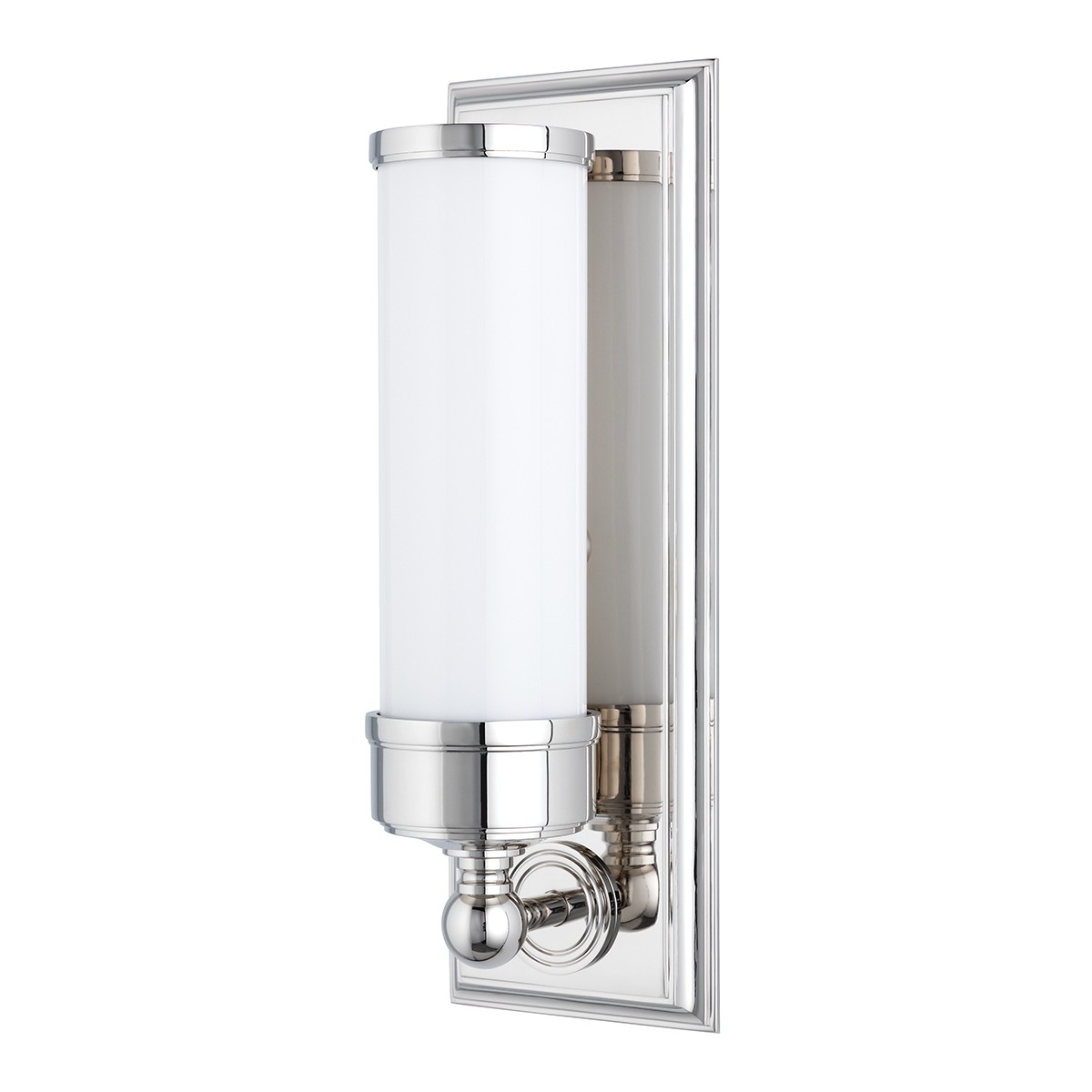 Hudson Valley Everett One Light Bath Bracket in Polished Nickel - 371-PN