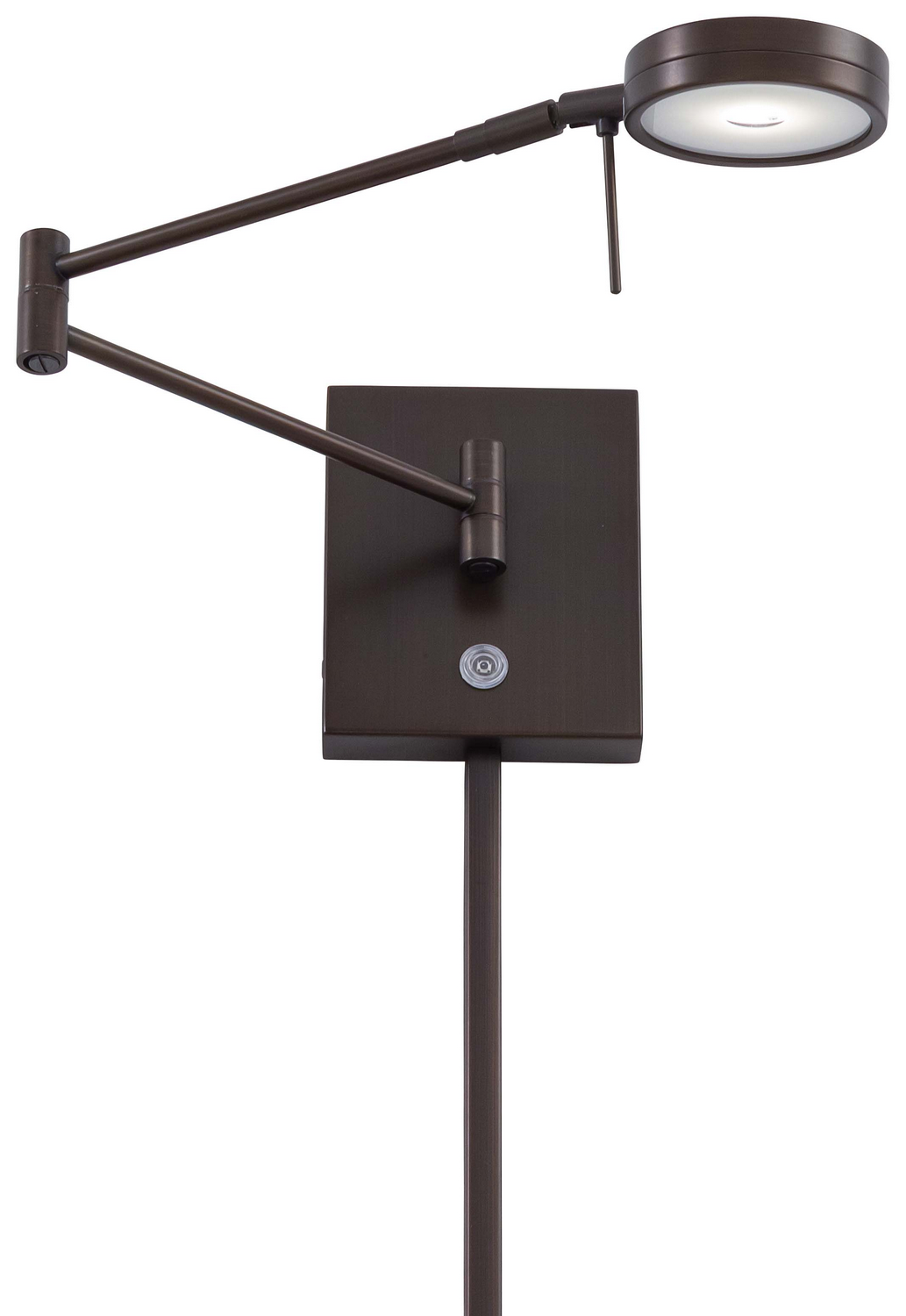 George Kovacs George'S Reading Room LED Swing Arm Wall Lamp in Copper Bronze Patina - P4308-647