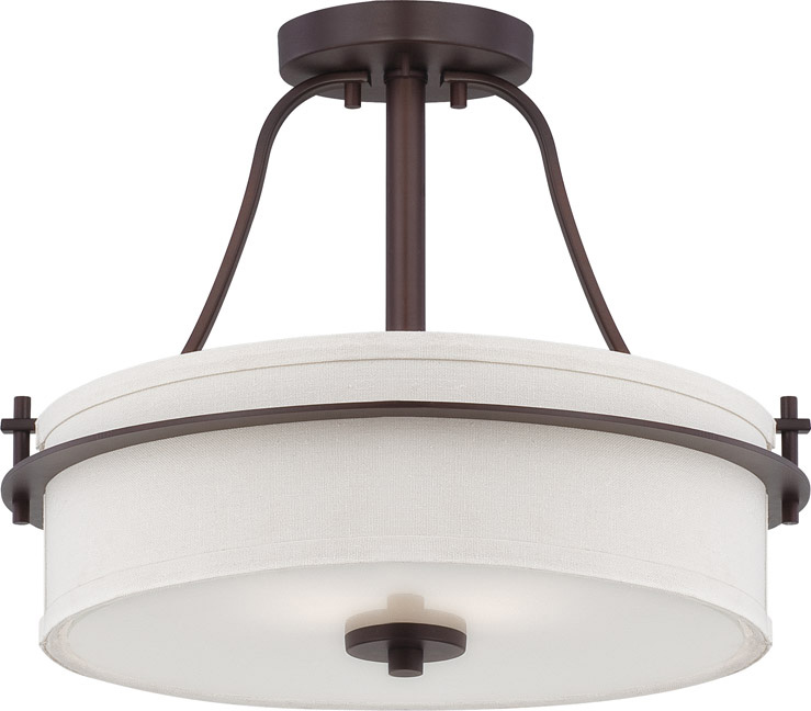 Two Light Semi Flush Mount From The Loren Collection By Nuvo Lighting 605007 - Seekonk Sputnik Chandelier Ceiling 8 Light Semi Flush Mount Two Light Semi Flush Mount From The Loren Collection By Nuvo Lighting 605007 - Seekonk Sputnik Chandelier Ceiling 8 Light Semi Flush Mount