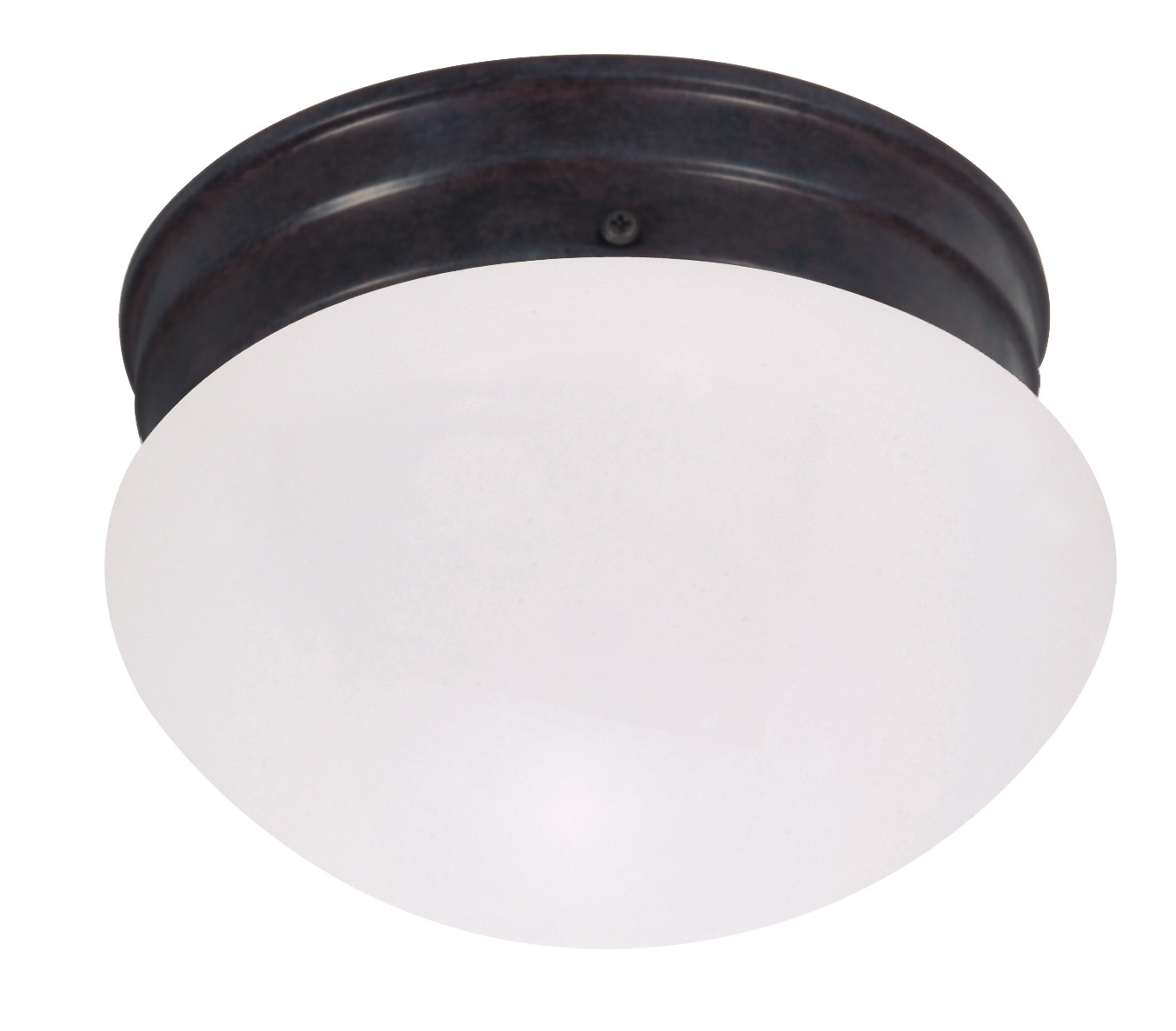 NUVO 60-2641 8 IN.; MUSHROOM MAHOGANY BRONZE FROSTED GLASS INCANDESCENT