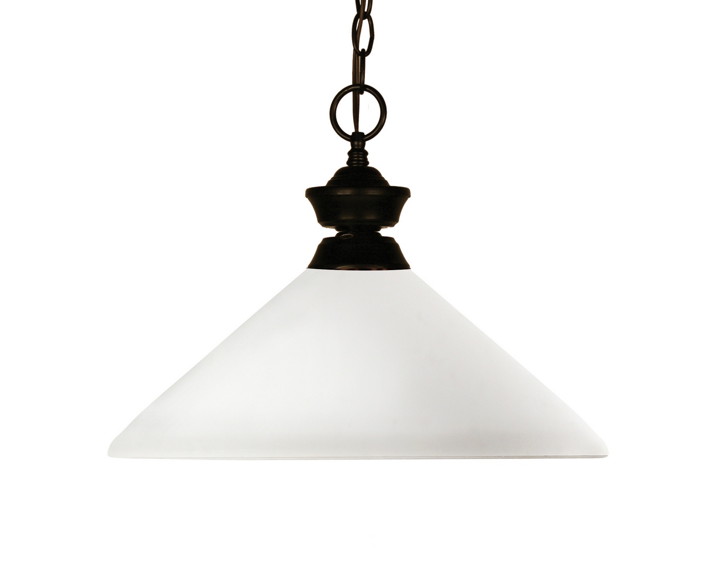 One Light Pendant by Z-Lite - Chance/Aztec Collection, Bronze Finish - 100701BRZ-AMO14