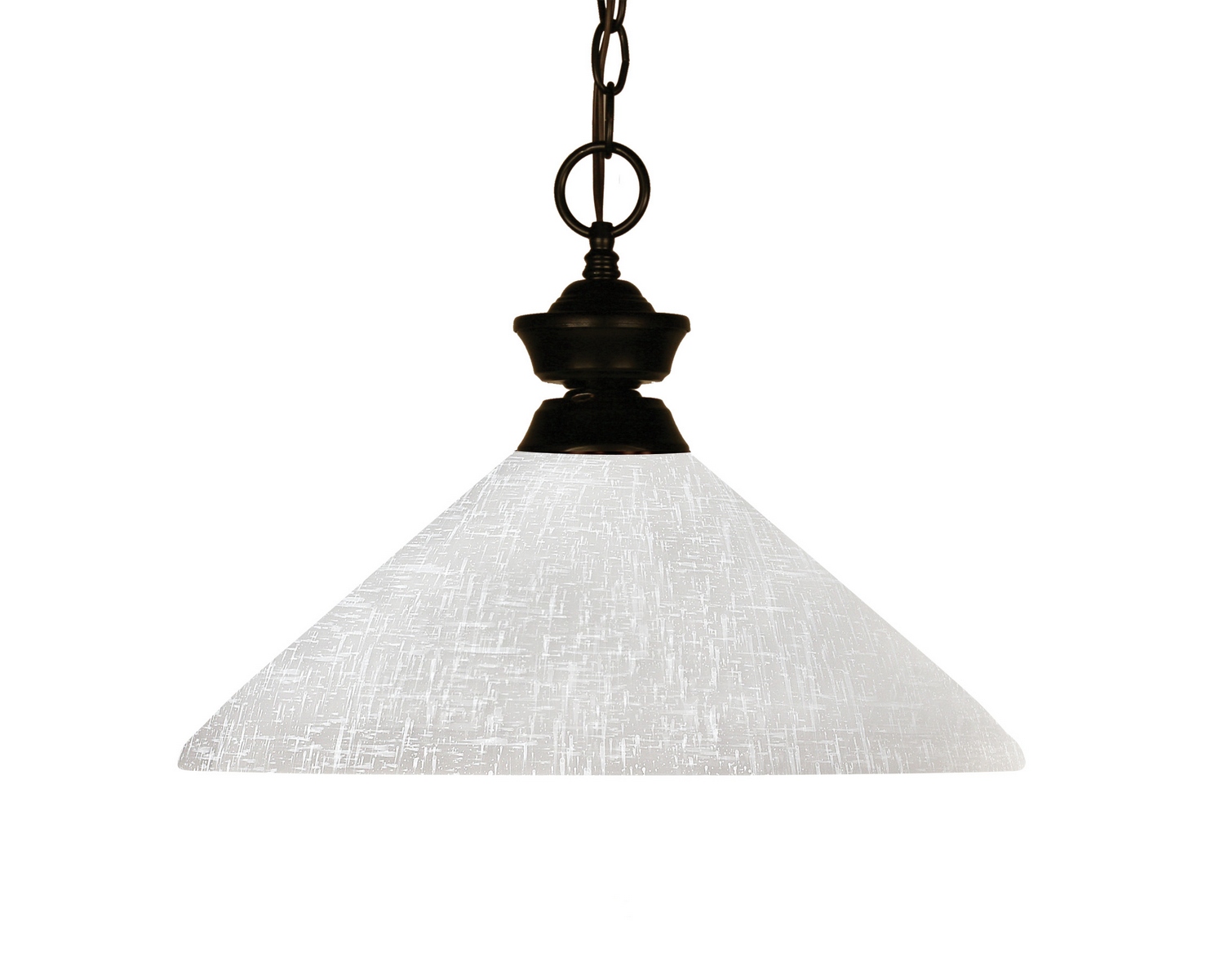 One Light Pendant by Z-Lite - Challenger Collection, Bronze Finish - 100701BRZ-AWL14