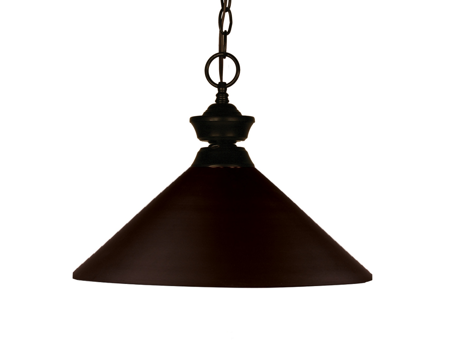 One Light Pendant by Z-Lite - Shooter Collection, Bronze Finish - 100701BRZ-MBRZ