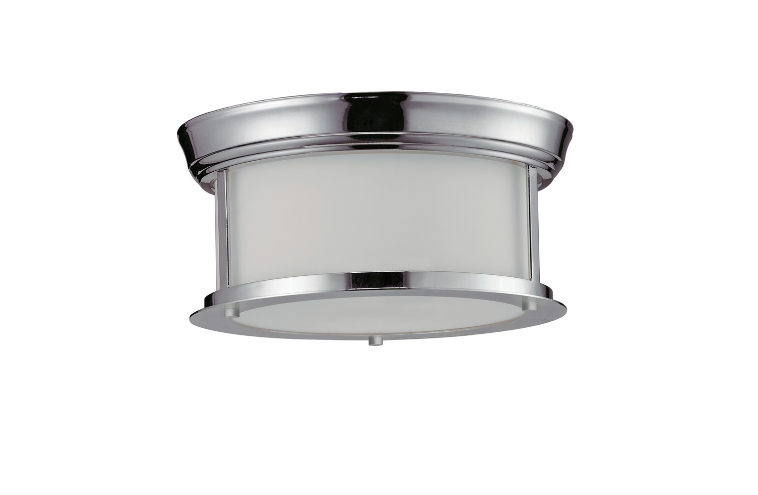 Two Light Flush Mount by Z-Lite - Sonna Collection, Chrome Finish - 2003F10-CH
