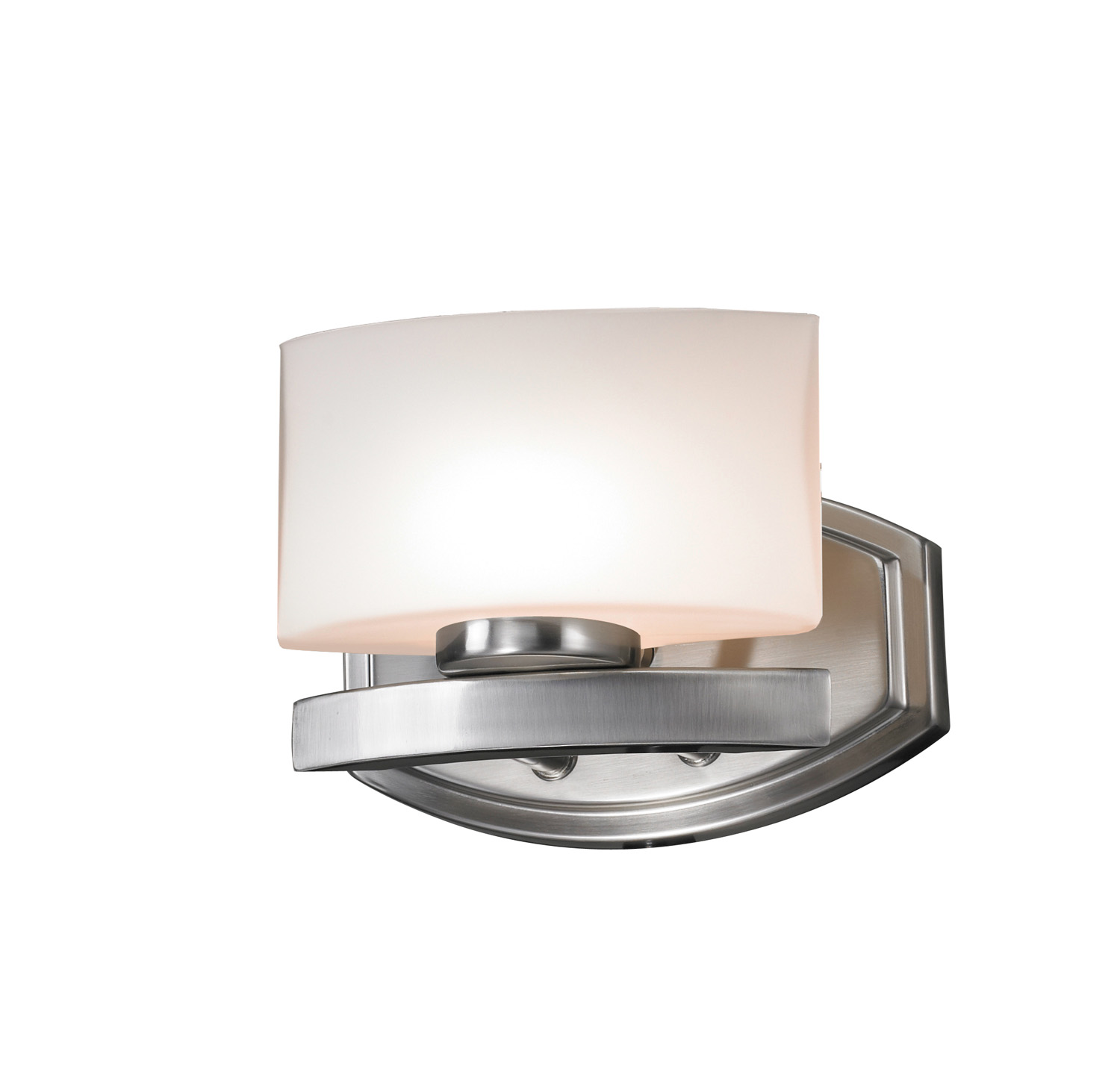 One Light Wall Sconce by Z-Lite - Galati Collection, Brushed Nickel Finish - 3013-1V