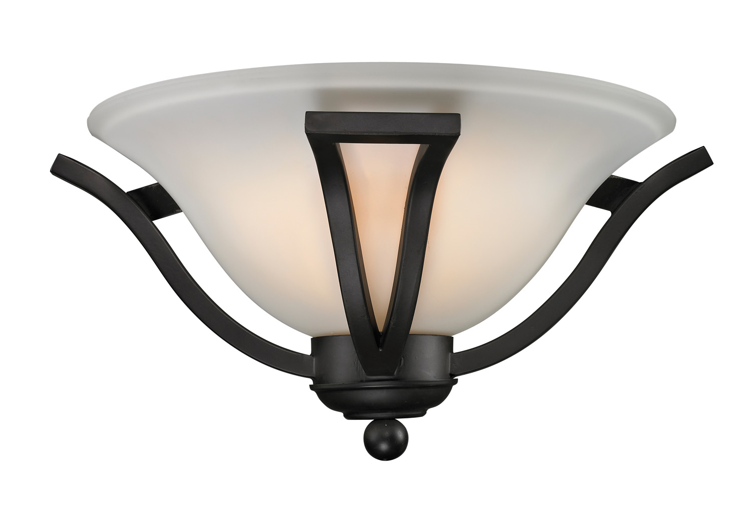One Light Wall Sconce by Z-Lite - Lagoon Collection, Matte Black Finish - 703-1S-MB