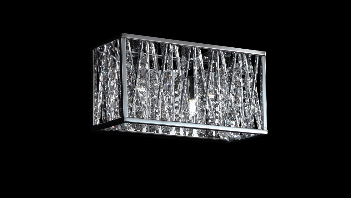 Two Light Vanity by Z-Lite - Terra Collection, Chrome Finish - 872CH-2V