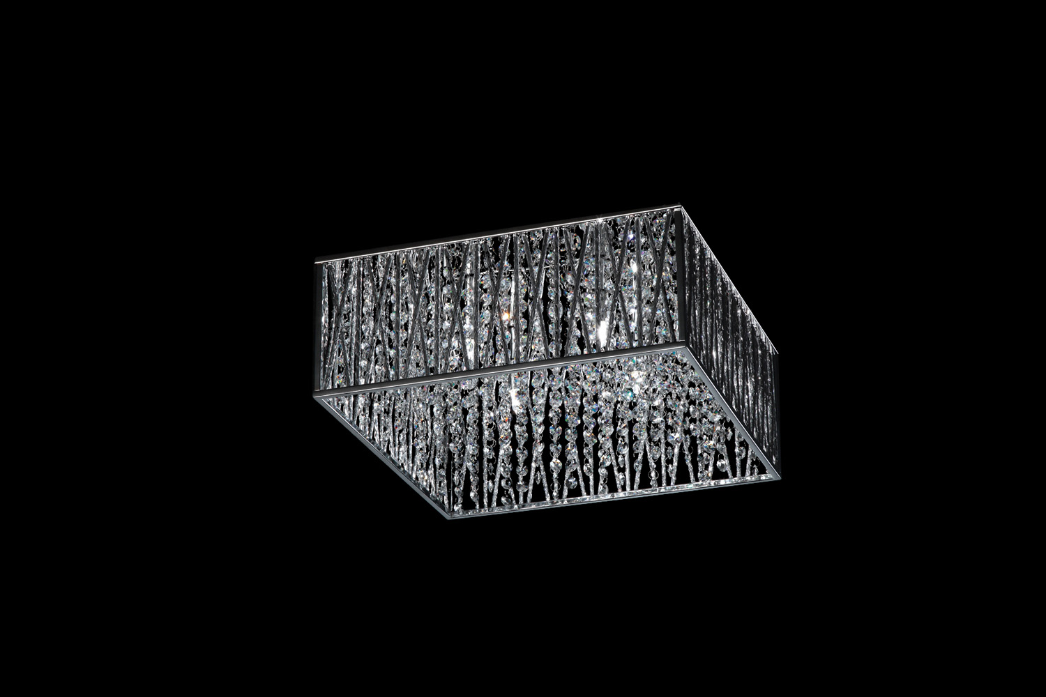 Four Light Flush Mount by Z-Lite - Terra Collection, Chrome Finish - 872CH-F