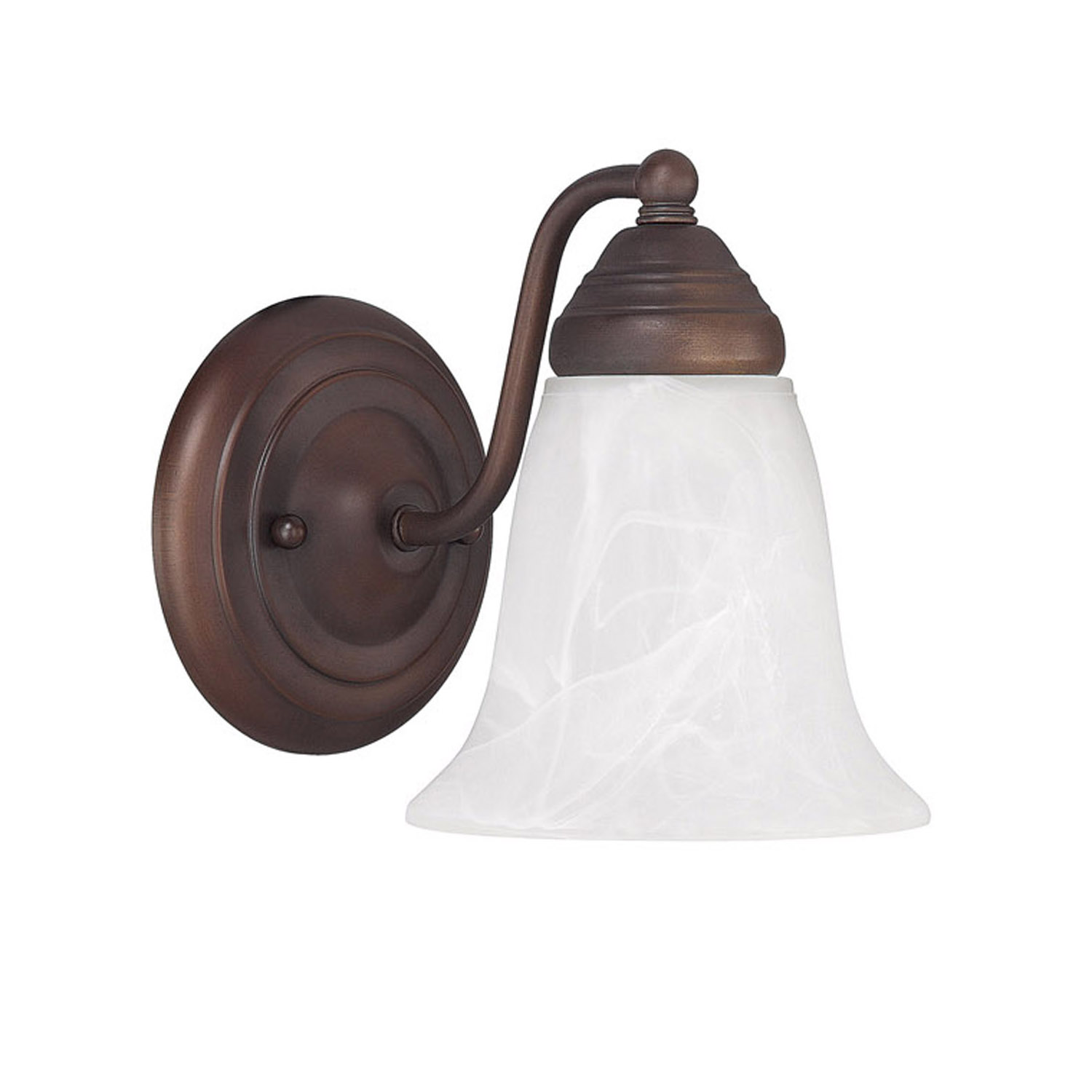 Capital Lighting Brady One Light Wall Sconce in Burnished Bronze - 1361BB-117