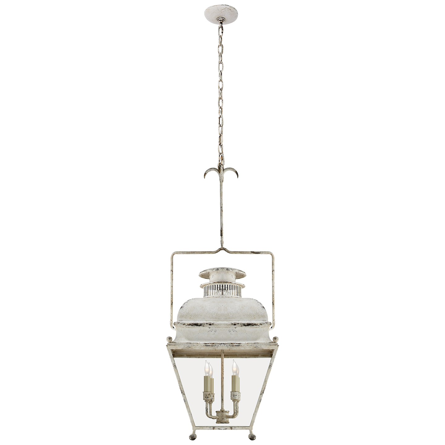 Visual Comfort Signature Holborn Four Light Lantern in Old White - CHC 2215OW