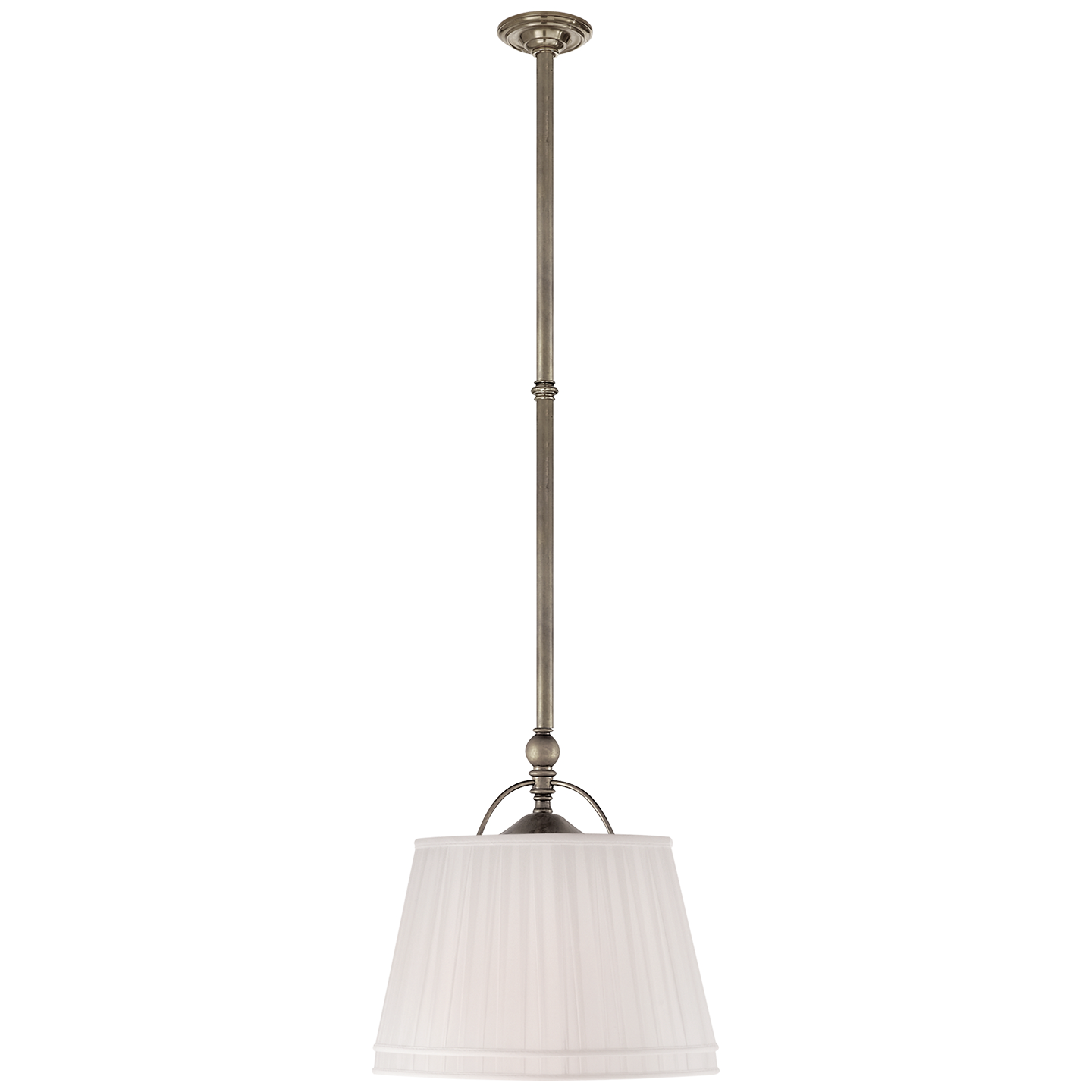 Visual Comfort Signature Sloane Two Light Lantern in Antique Nickel - CHC 5101AN-L