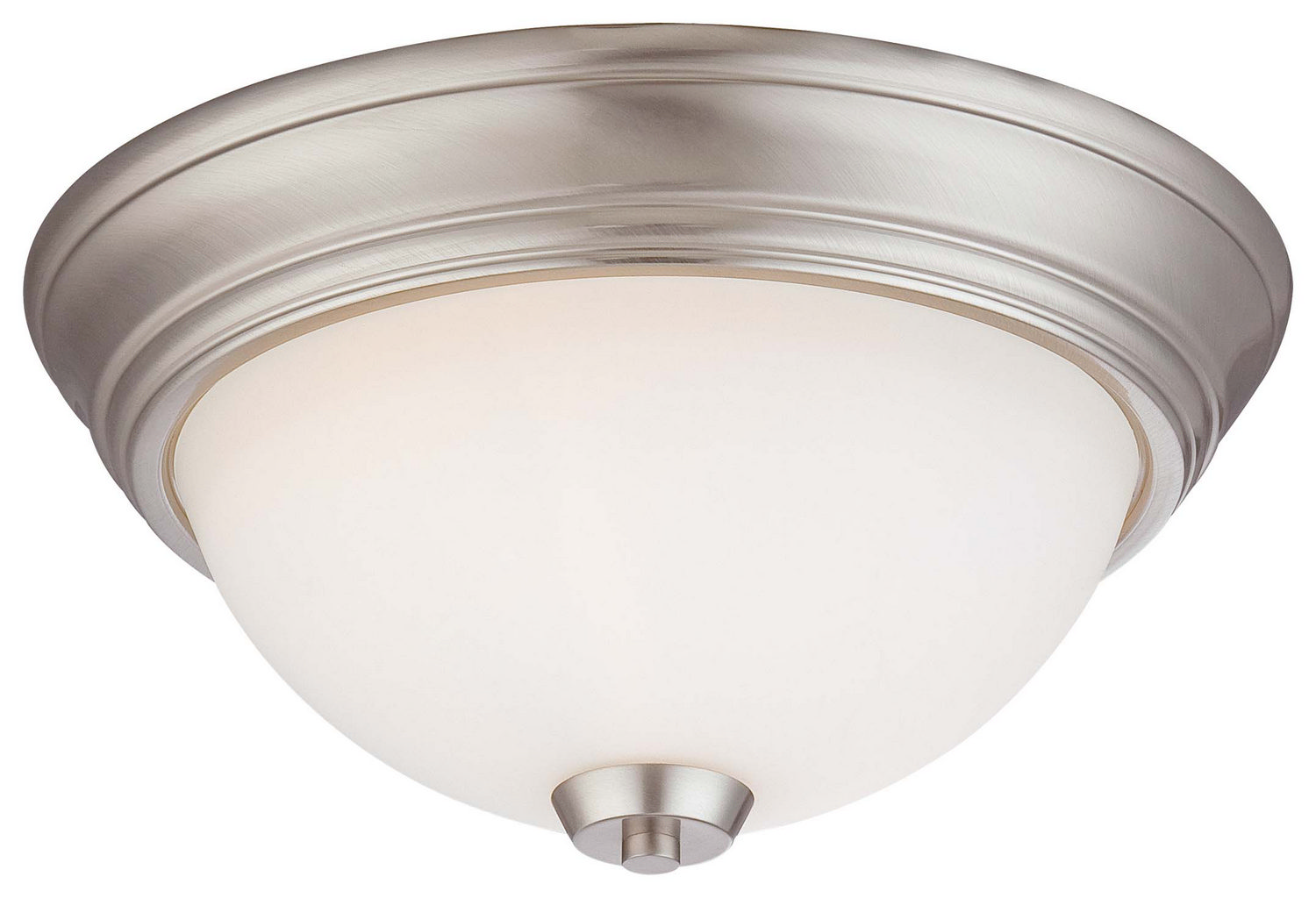 Minka-Lavery Overland Park Two Light Flush Mount in Brushed Nickel - 4960-84