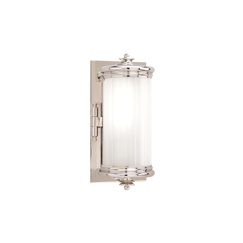 Hudson Valley Bristol One Light Bath Bracket in Polished Nickel - 951-PN