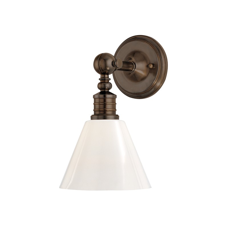 Hudson Valley Darien One Light Wall Sconce in Distressed Bronze - 9601-DB