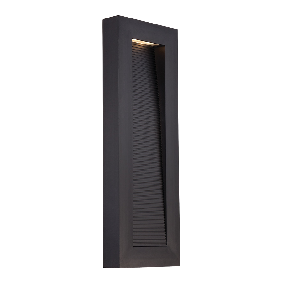 LED Outdoor Wall Sconce by Modern Forms - Urban Collection, Black Finish - WS-W1122-BK