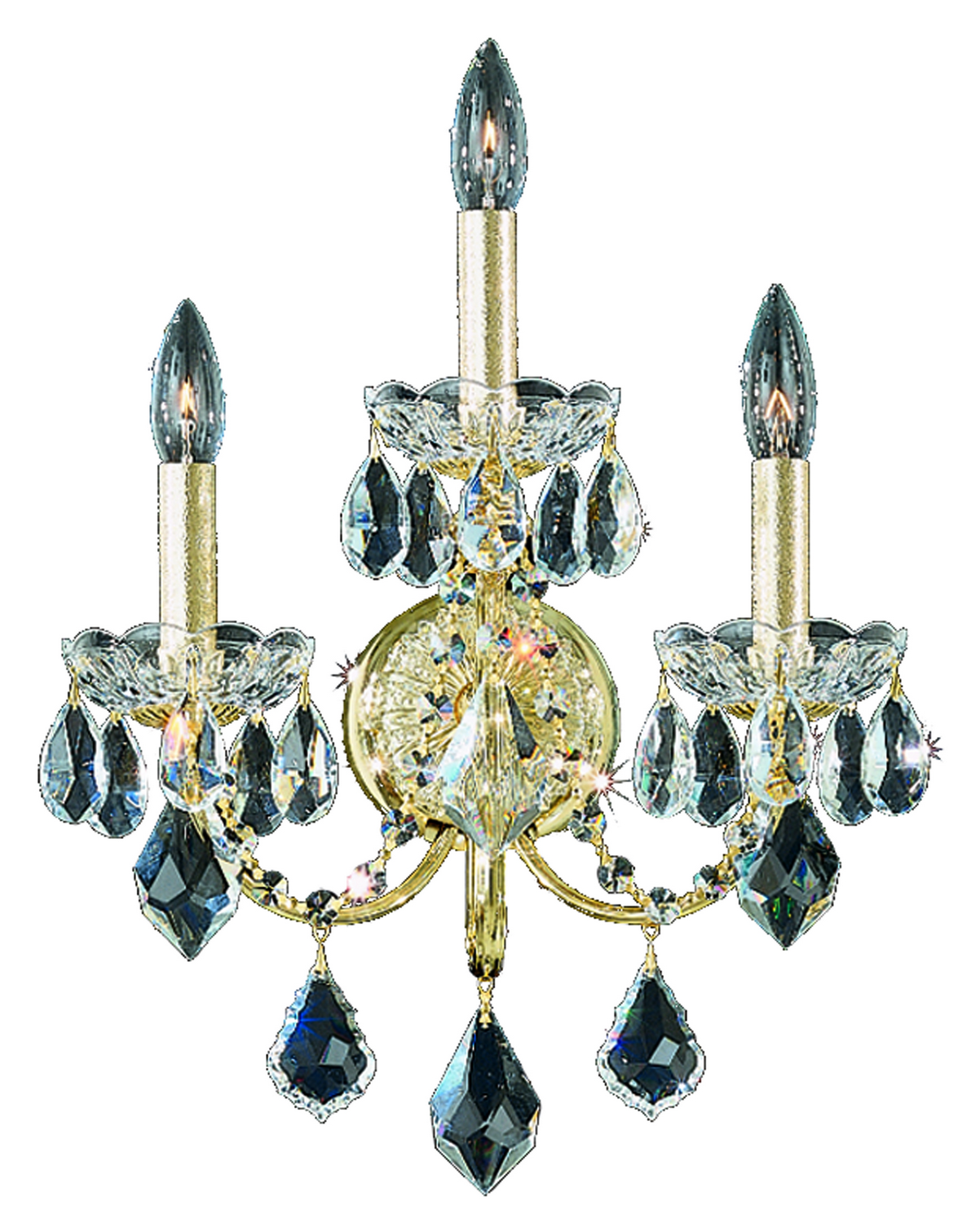 Schonbek Century Three Light Wall Sconce - 1703