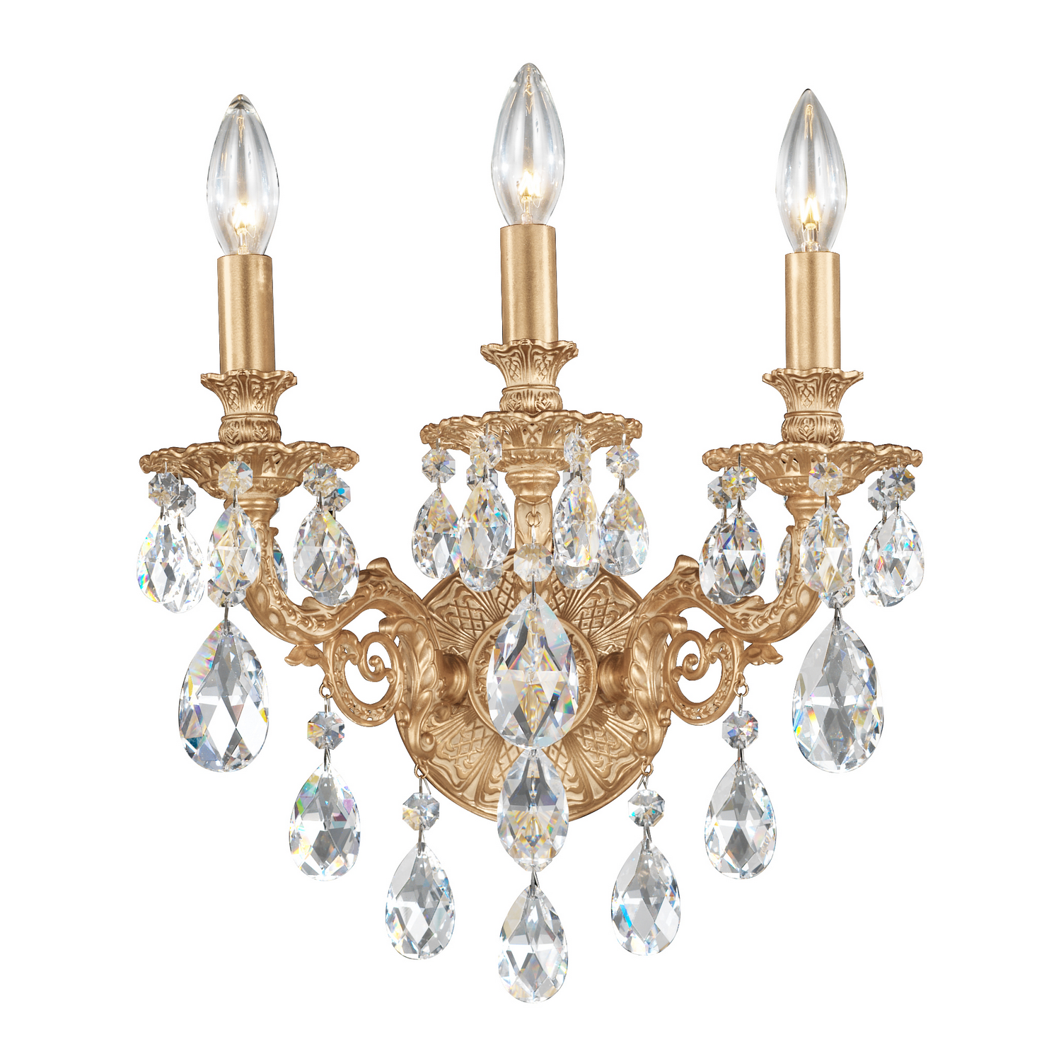 Schonbek Milano Three Light Wall Sconce - 5643