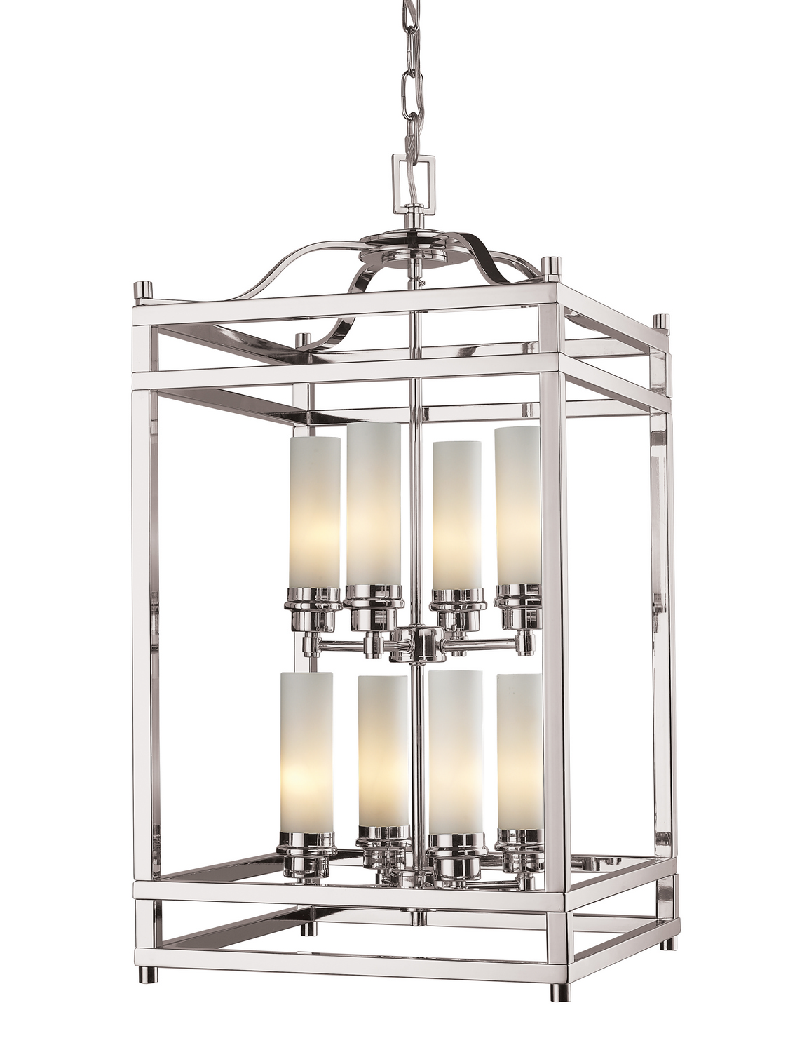 Eight Light Chandelier by Z-Lite - Altadore Collection, Brushed Nickel Finish - 182-8