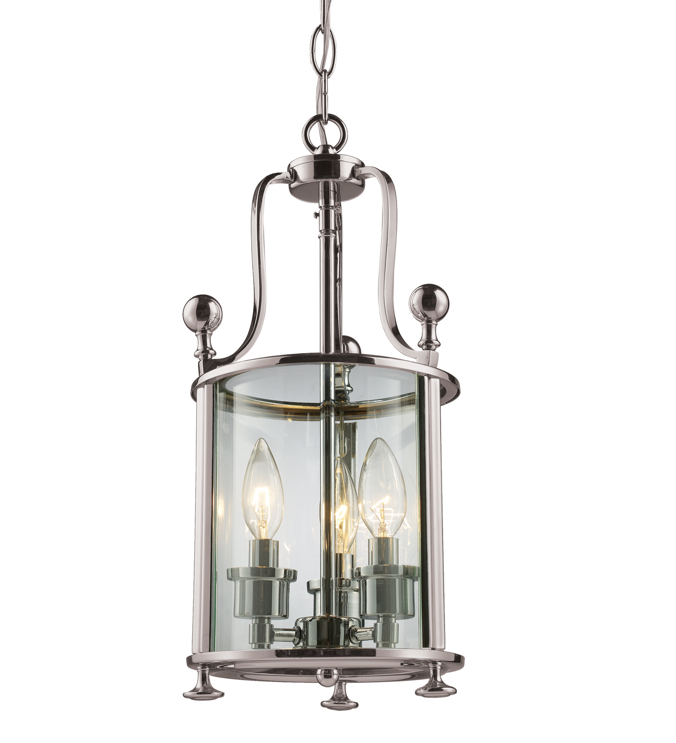 Three Light Pendant by Z-Lite - Wyndham Collection, Brushed Nickel Finish - 191-3
