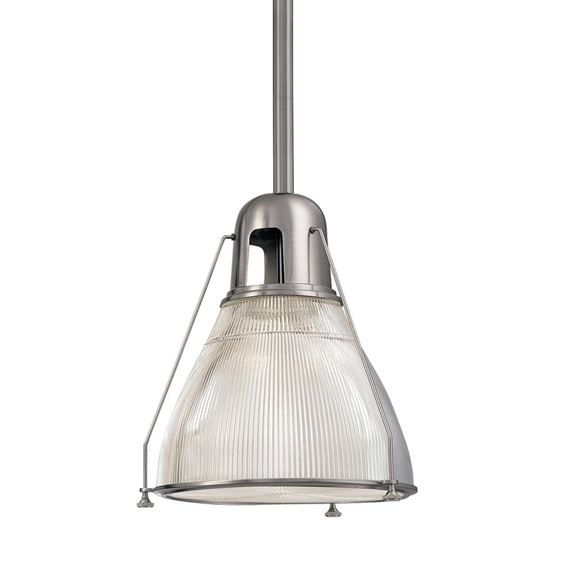 Hudson Valley Haverhill One Light Pendant in Satin Nickel - 7308-SN
