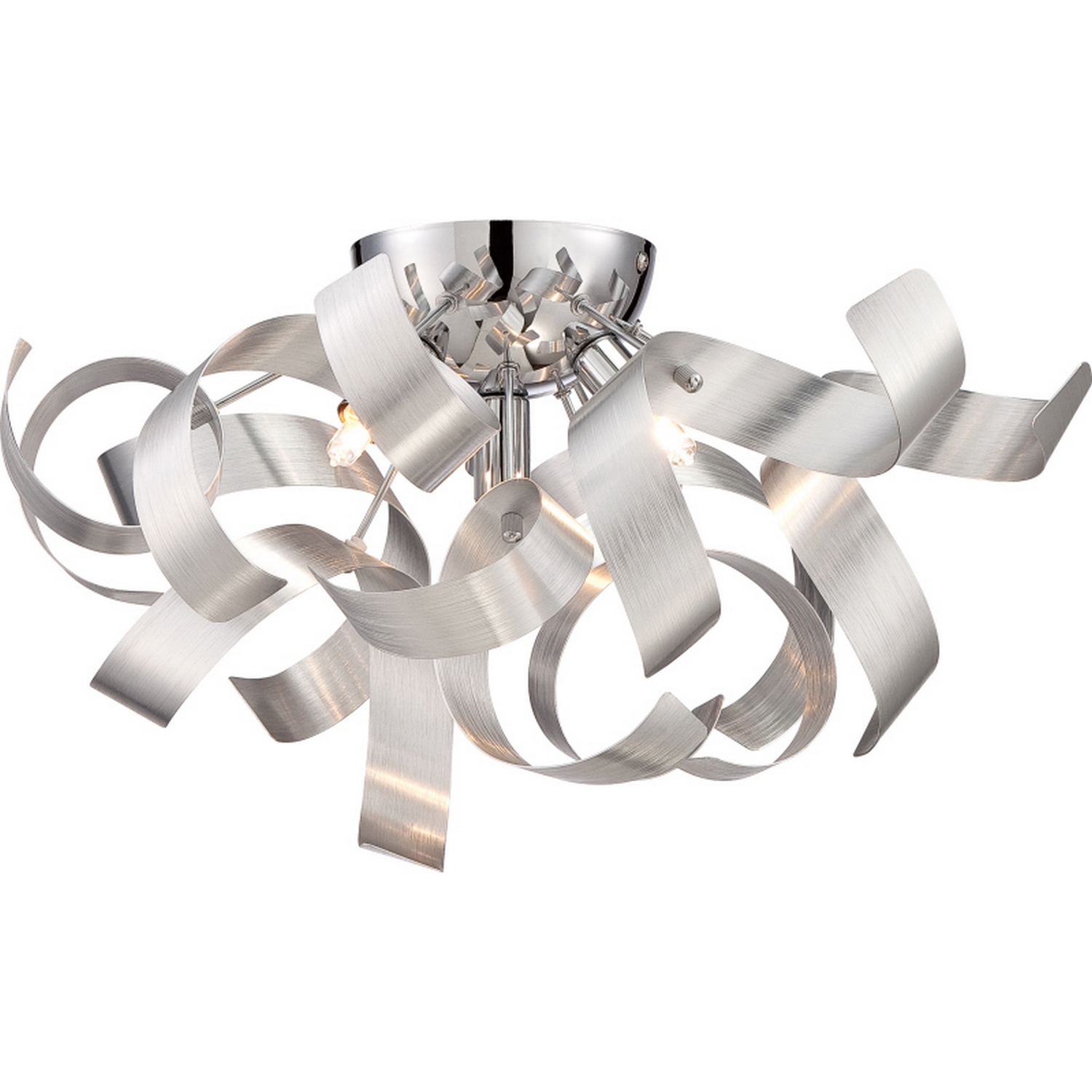 Quoizel Ribbons Four Light Flush Mount in Millenia - RBN1616MN