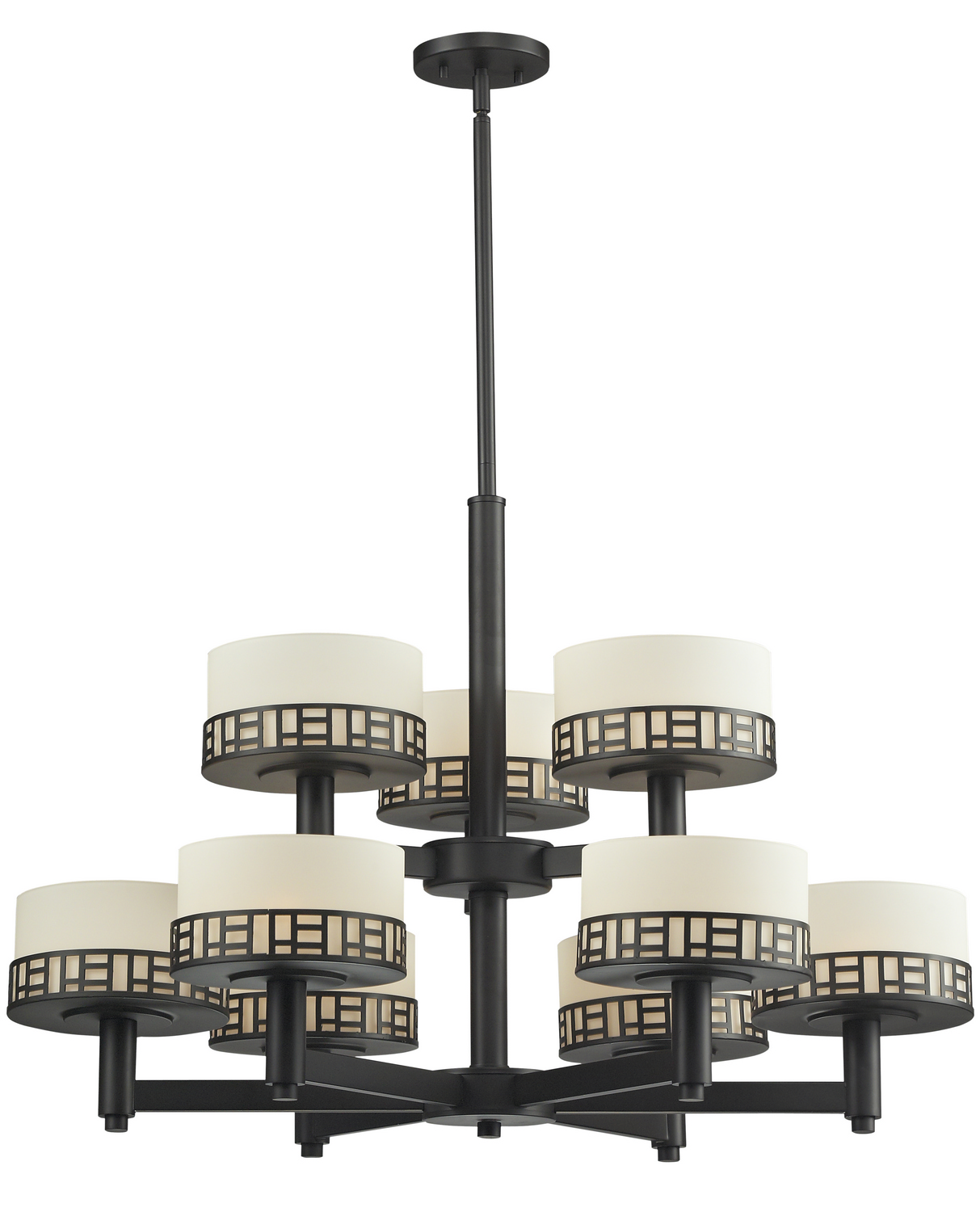 Nine Light Chandelier by Z-Lite - Elea Collection, Bronze Finish - 329-9-BRZ