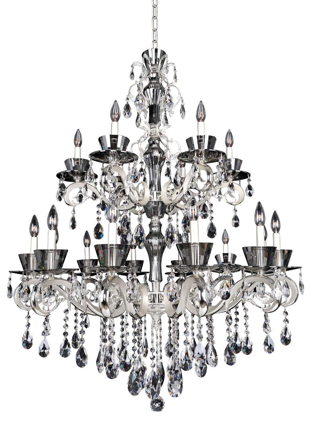 Silver Chandelier From The Locatelli Collection