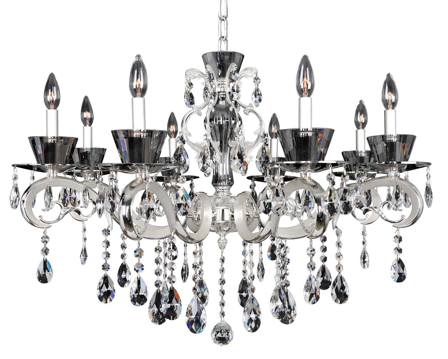 Silver Chandelier From The Locatelli Collection