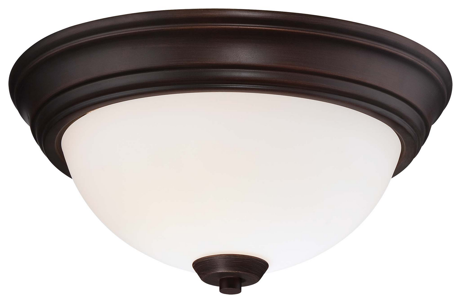 Minka-Lavery Overland Park Two Light Flush Mount in Vintage Bronze - 4960-284