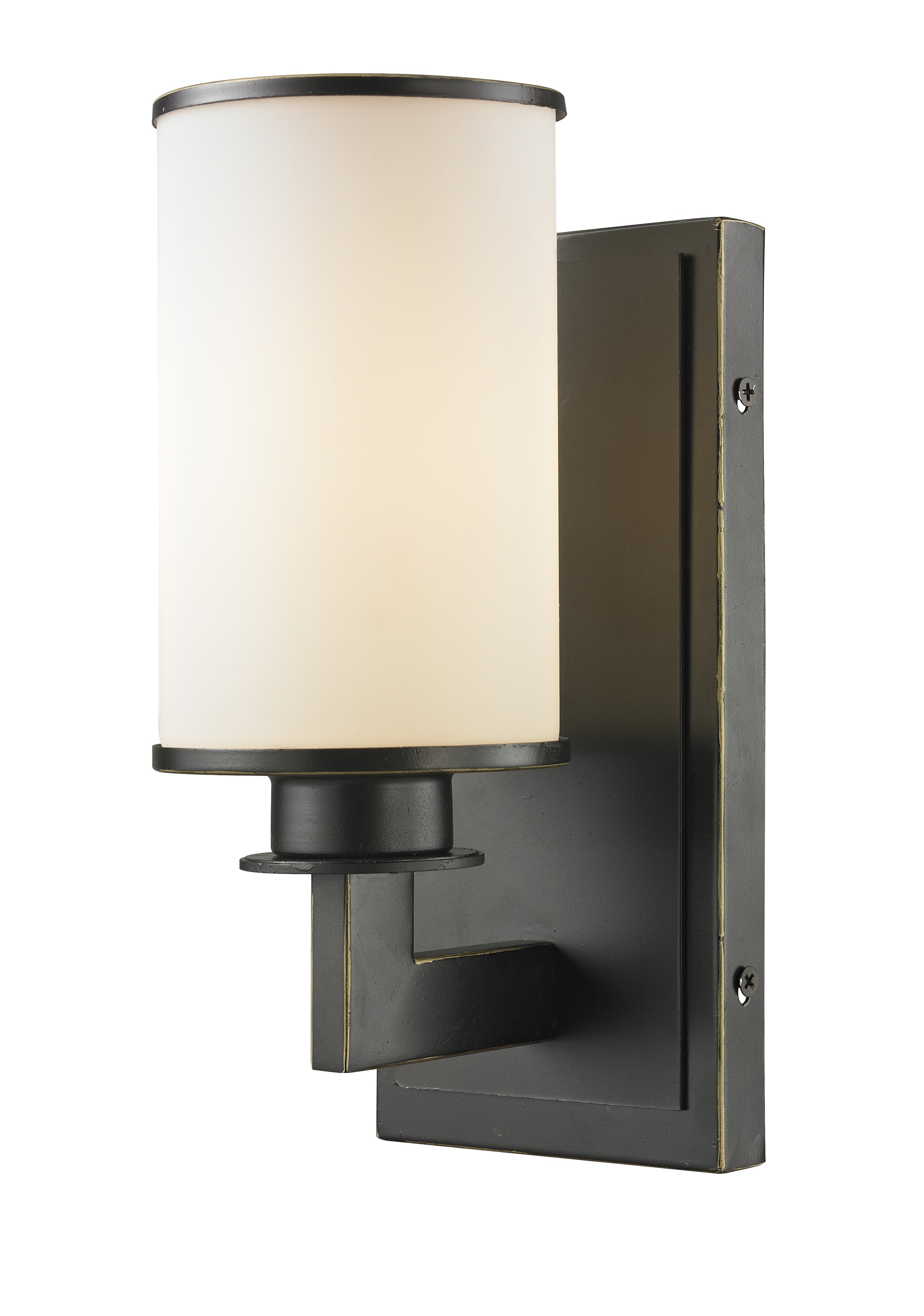 One Light Wall Sconce by Z-Lite - Savannah Collection, Olde Bronze Finish - 413-1S