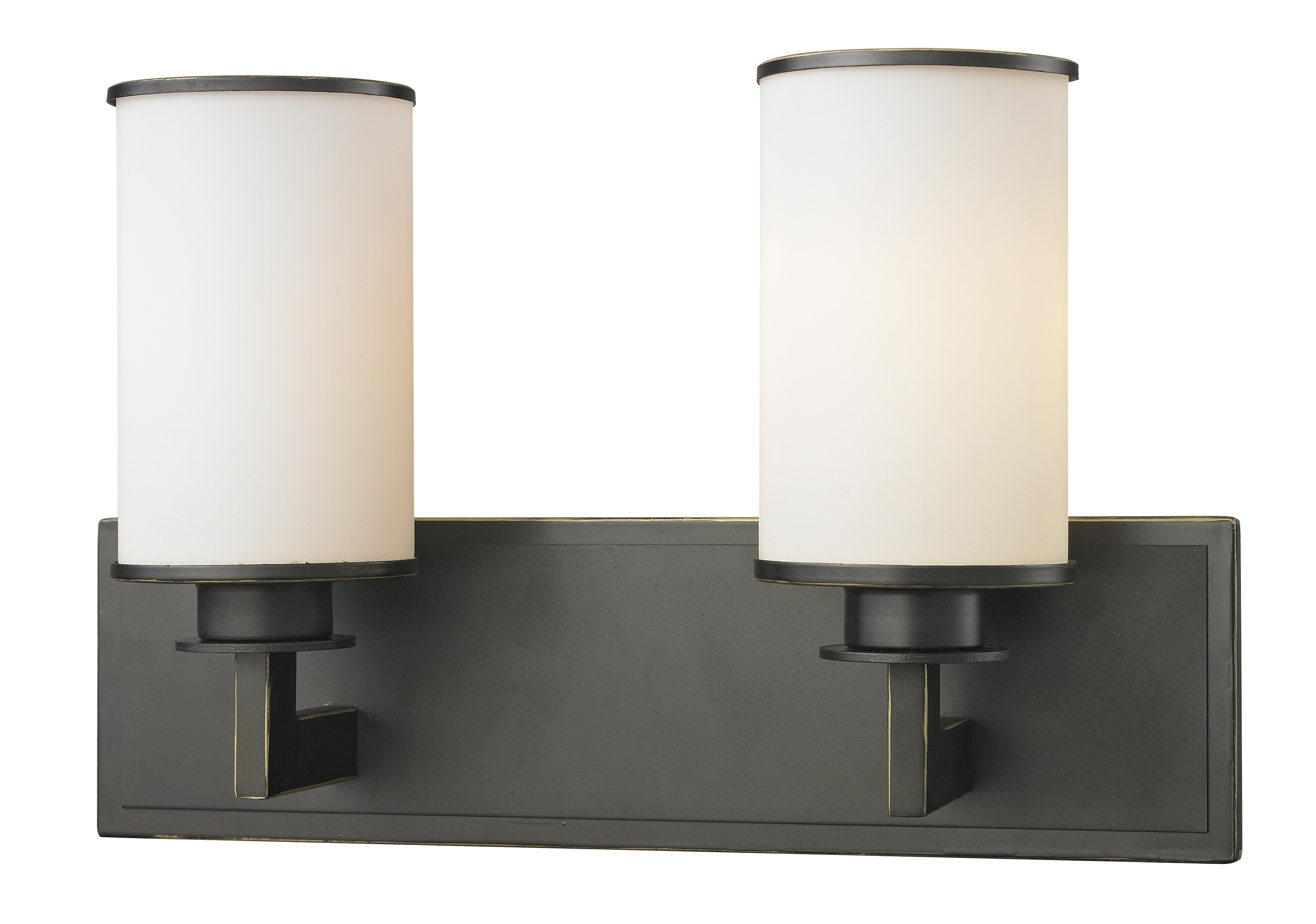 Two Light Vanity by Z-Lite - Savannah Collection, Olde Bronze Finish - 413-2V