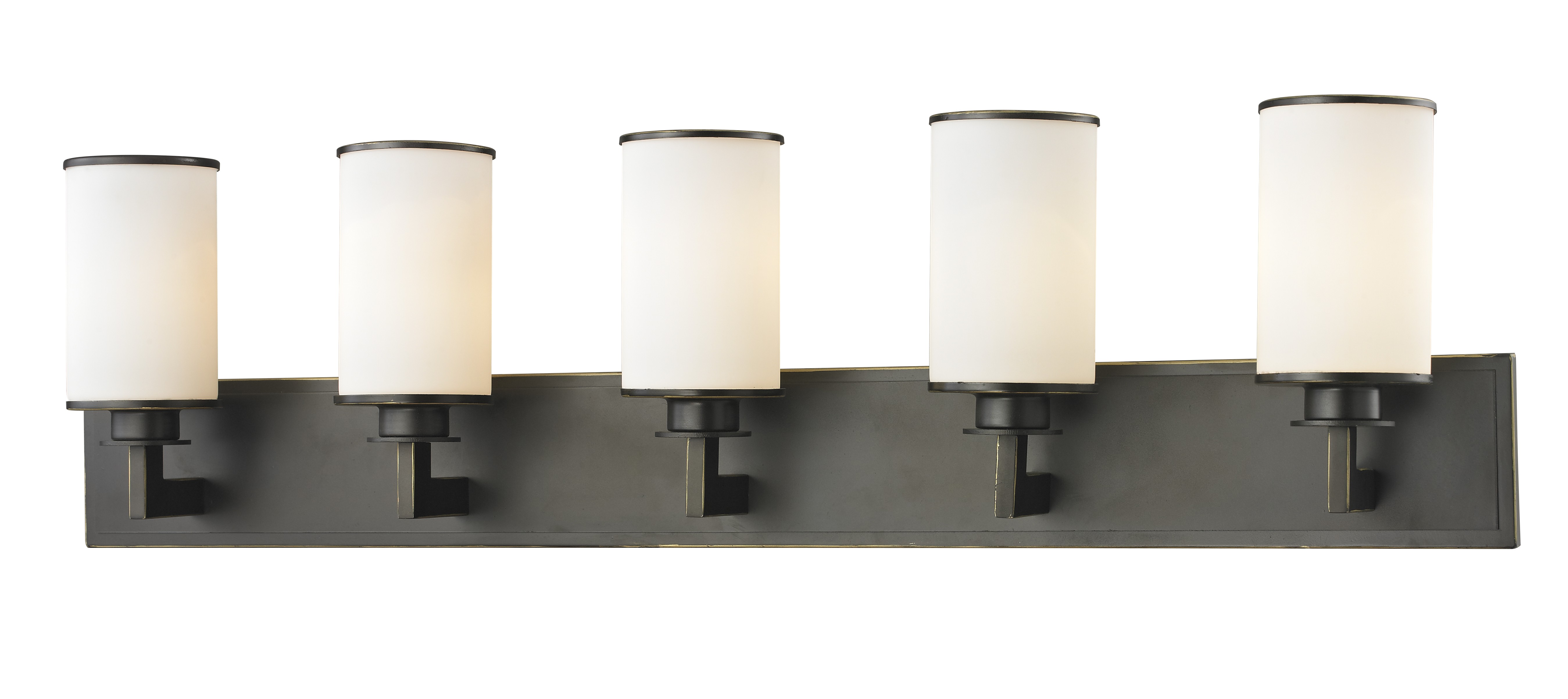 Five Light Vanity by Z-Lite - Savannah Collection, Olde Bronze Finish - 413-5V