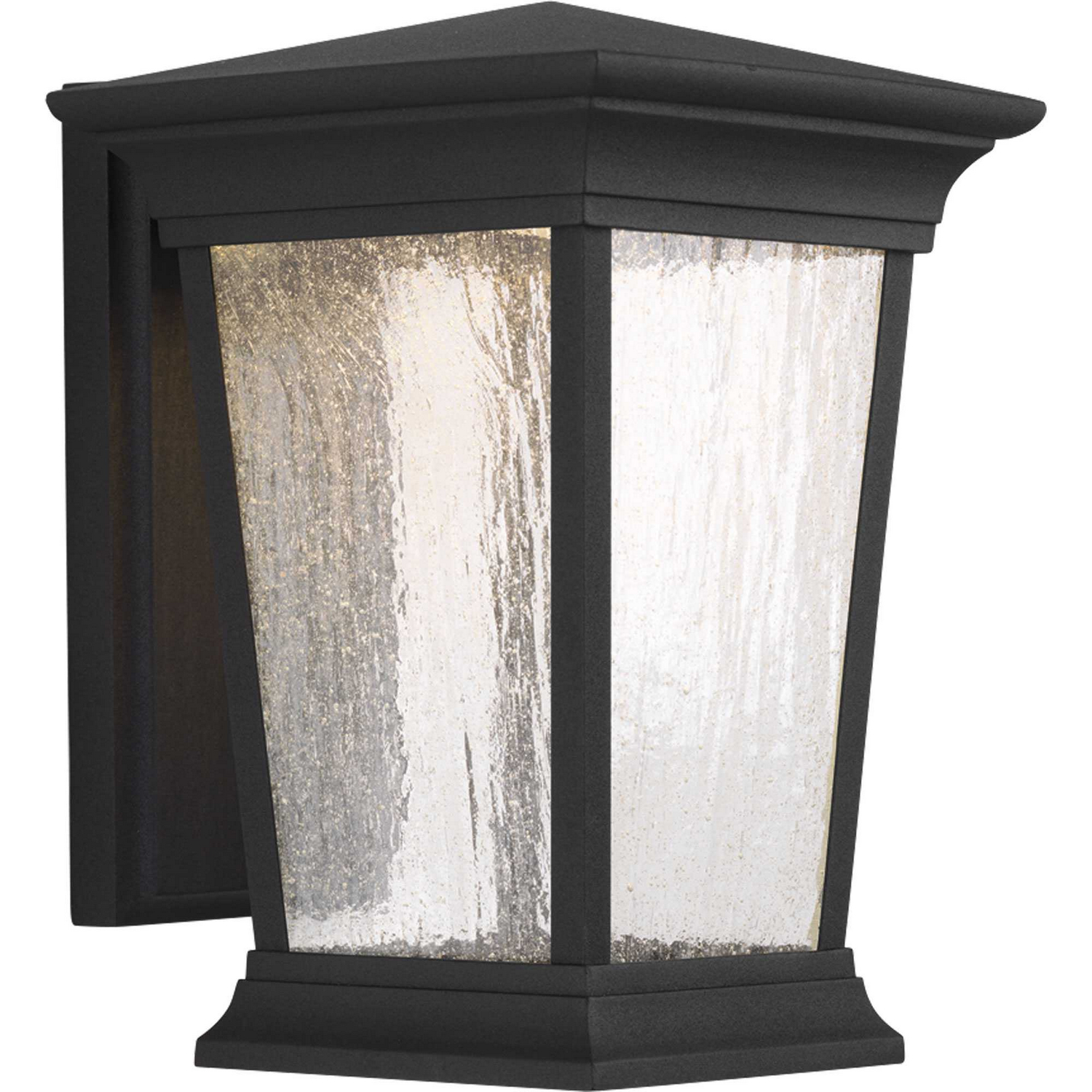 Arrive LED 1-Light LED Wall Lantern in Black